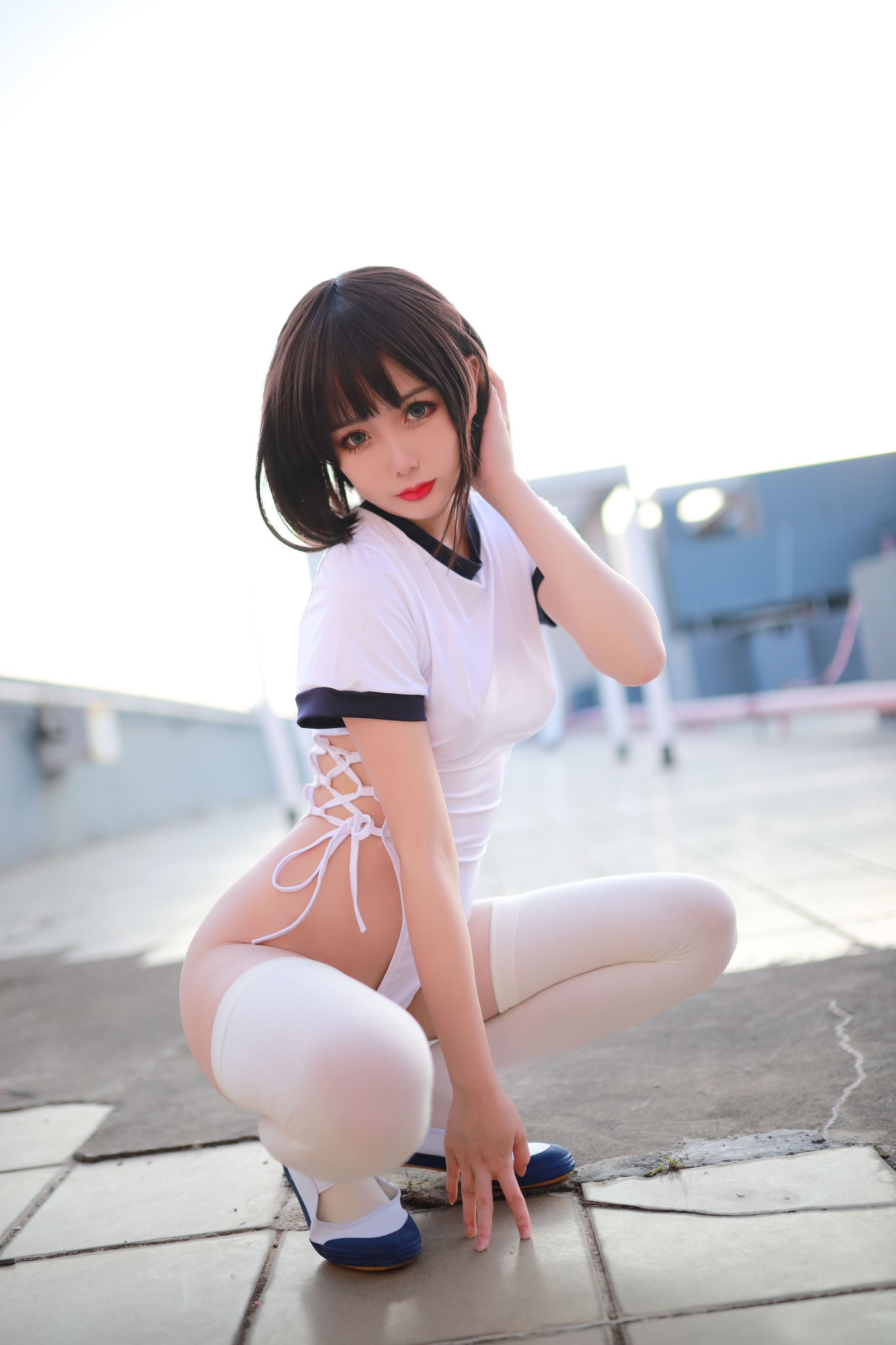 图片[3]-动漫博主您的蛋蛋 高叉体操服[40P]-六色网