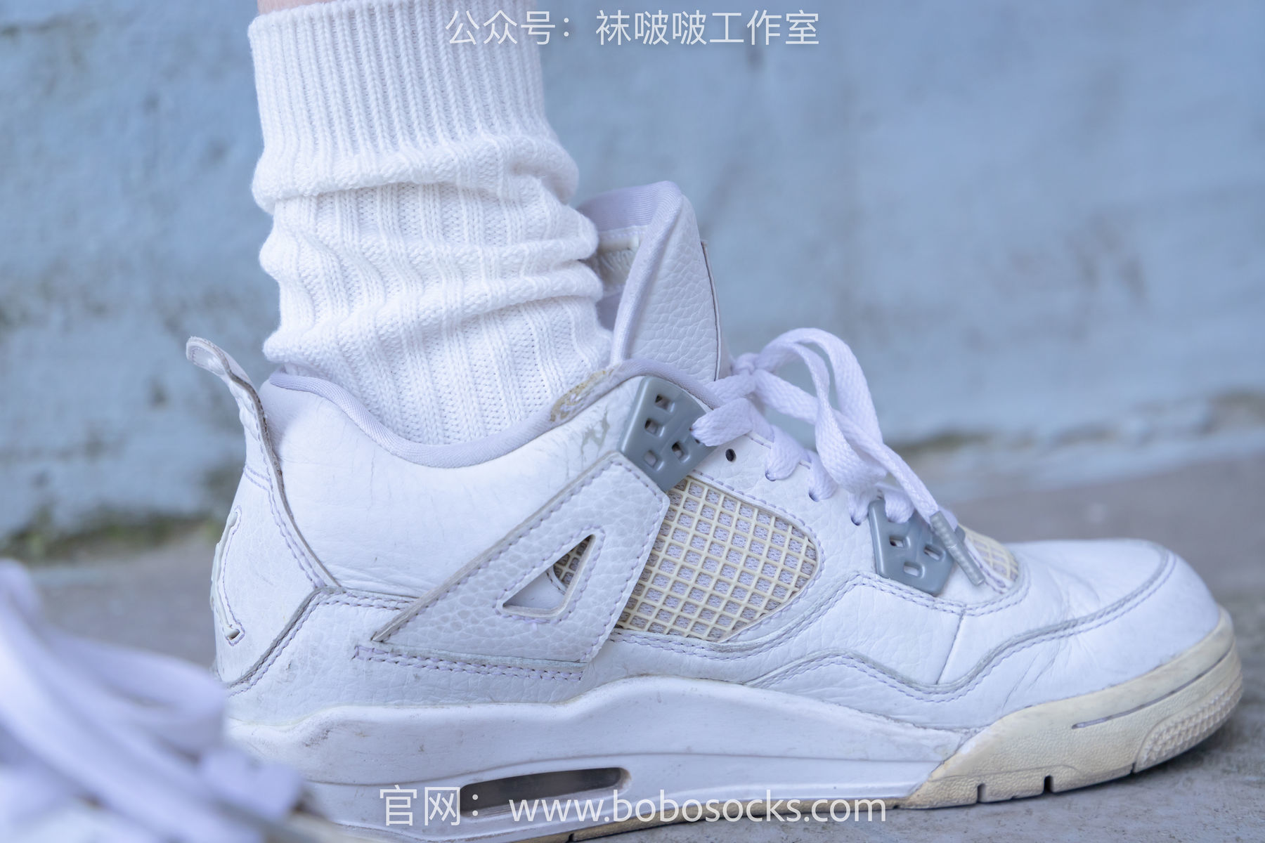图片[12]-BoBoSocks袜啵啵 No.103 稚予-AJ篮球鞋、白棉袜、裸足[134P]-六色网
