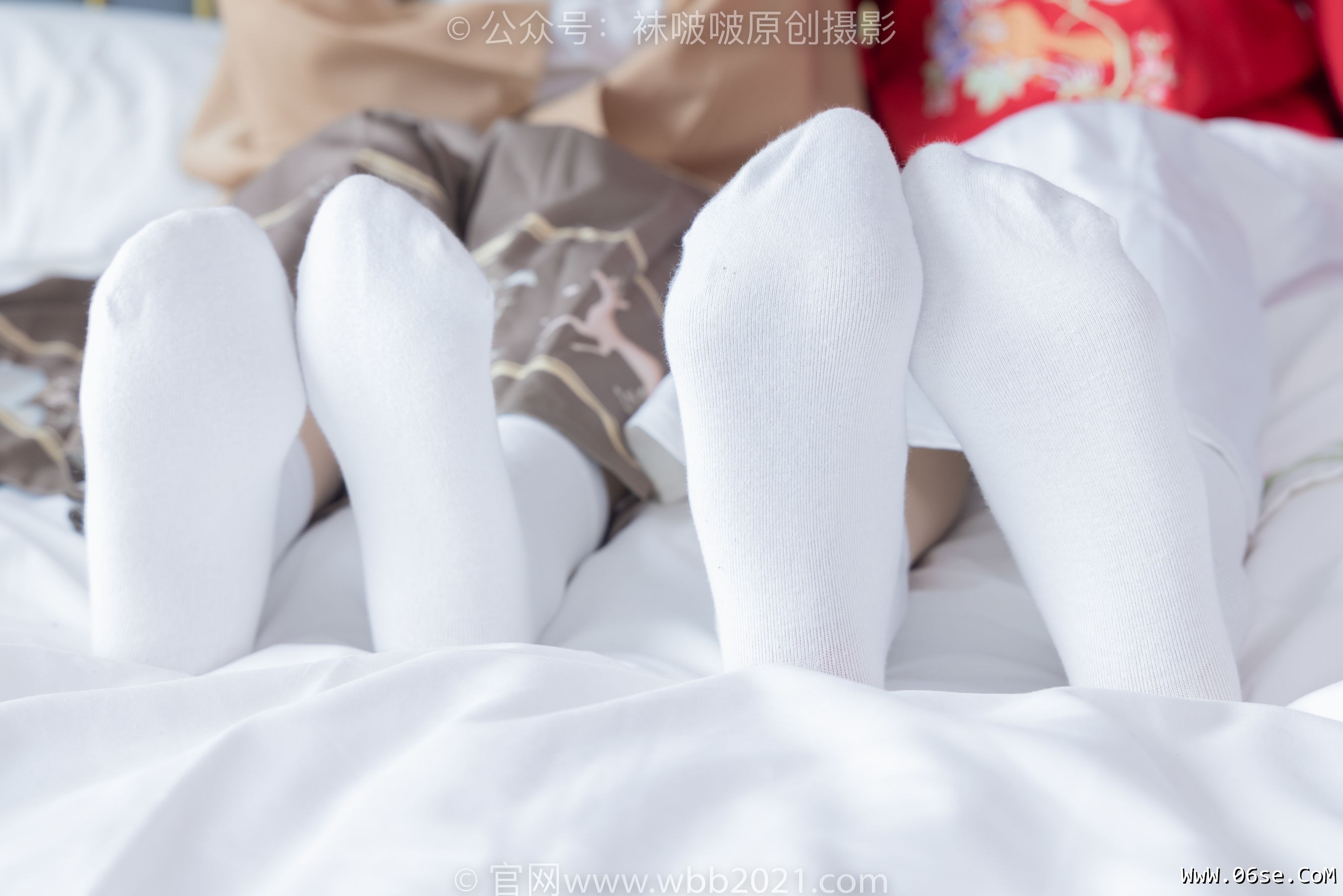 图片[120]-BoBoSocks袜啵啵 No.400 奶油&甜甜圈 -两双高跟鞋、白棉袜、肉丝[158P]-六色网