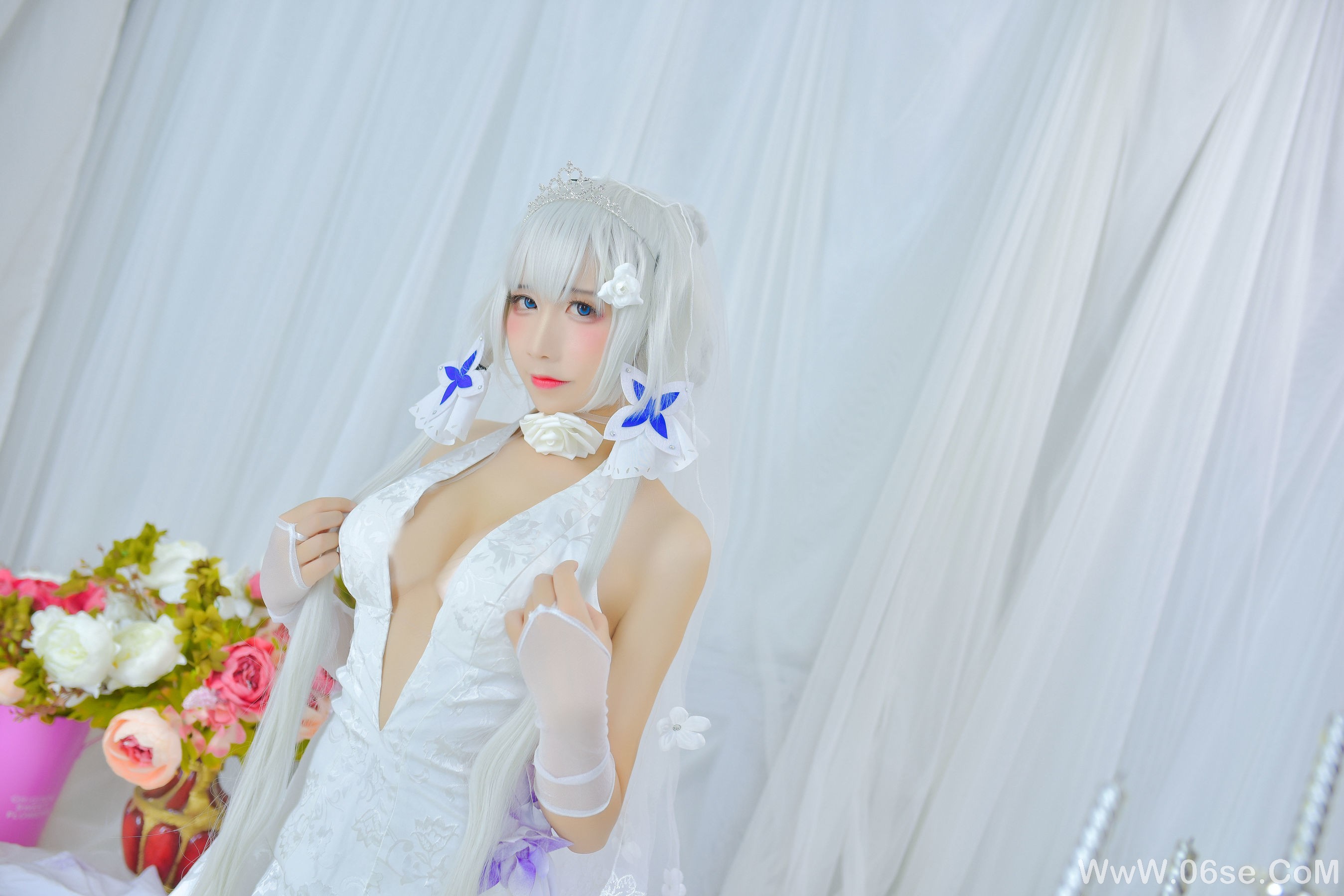 图片[4]-动漫博主九曲Jean 婚纱[22P]-六色网