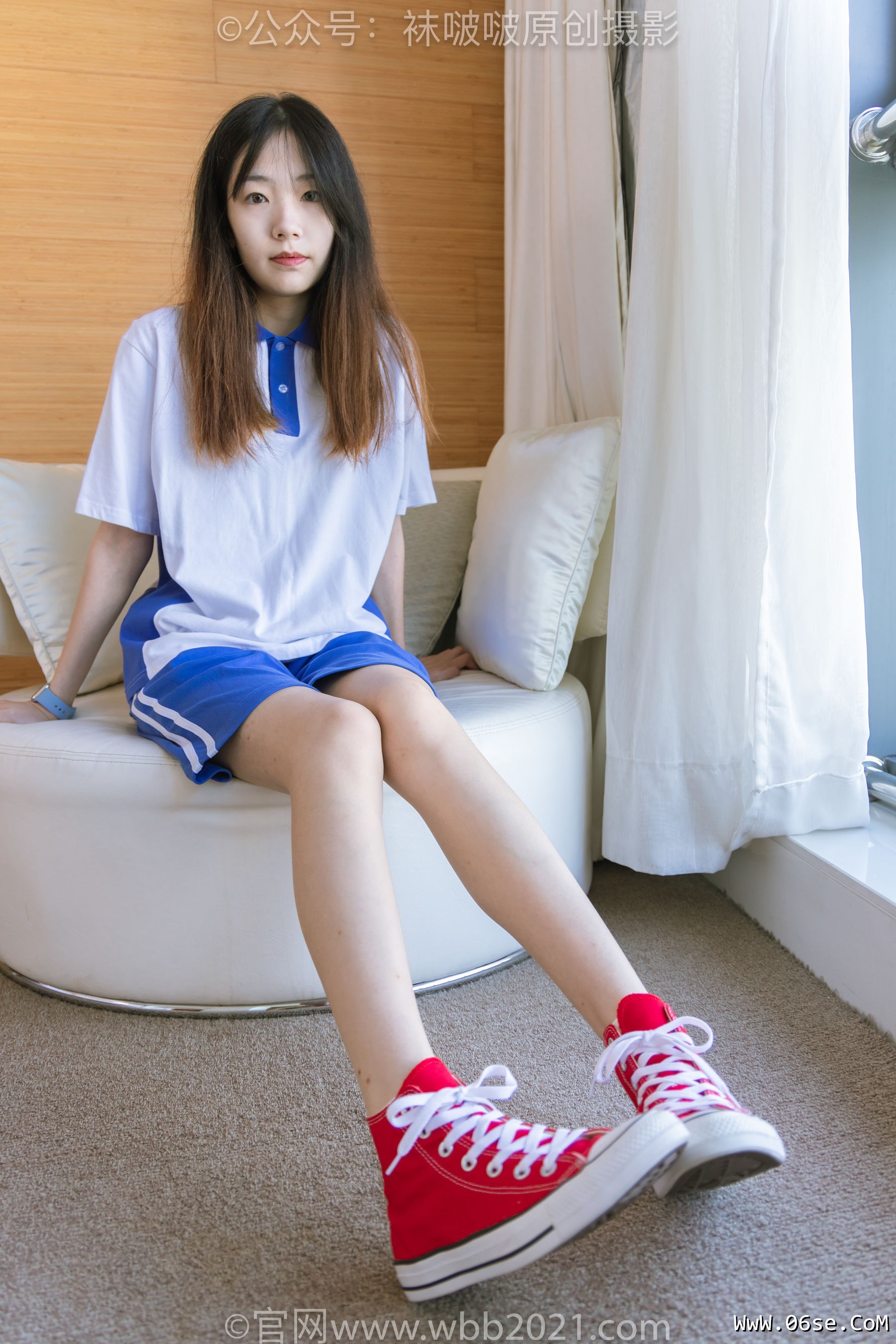 图片[51]-BoBoSocks袜啵啵 No.336 小甜豆 -校服、帆布鞋、白棉袜、裸足[140P]-六色网