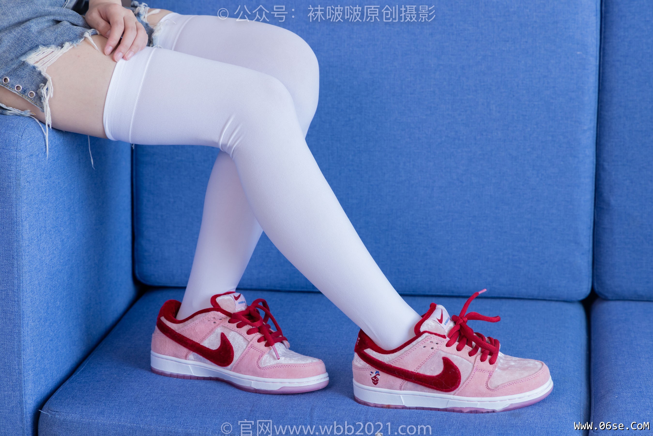 图片[148]-BoBoSocks袜啵啵 No.390 甜甜圈 -板鞋、厚黑丝大腿袜、厚白丝大腿袜[148P]-六色网