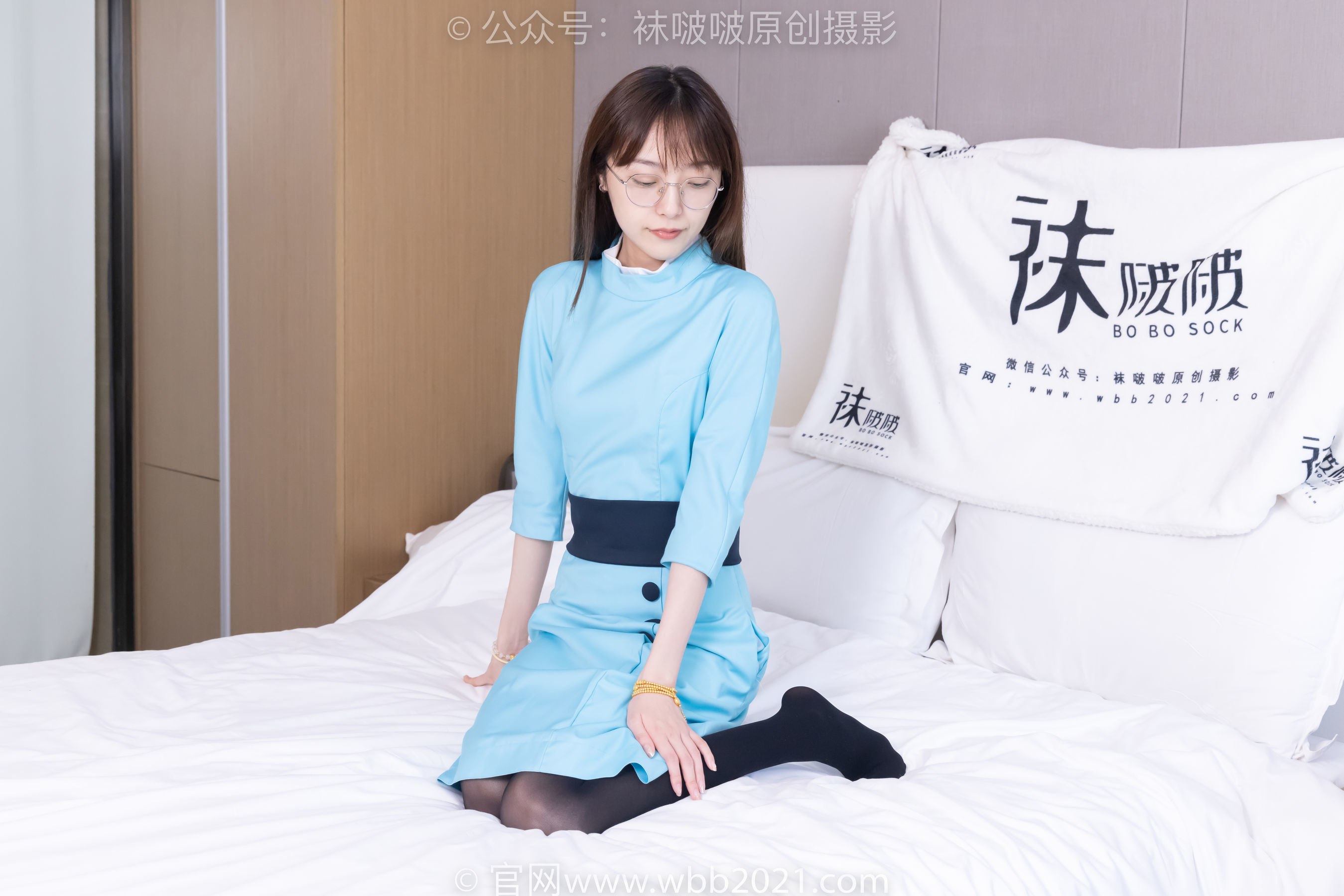 图片[193]-BoBoSocks袜啵啵 No.440 稚予 -高跟鞋、厚黑丝、空姐制服[200P]-六色网