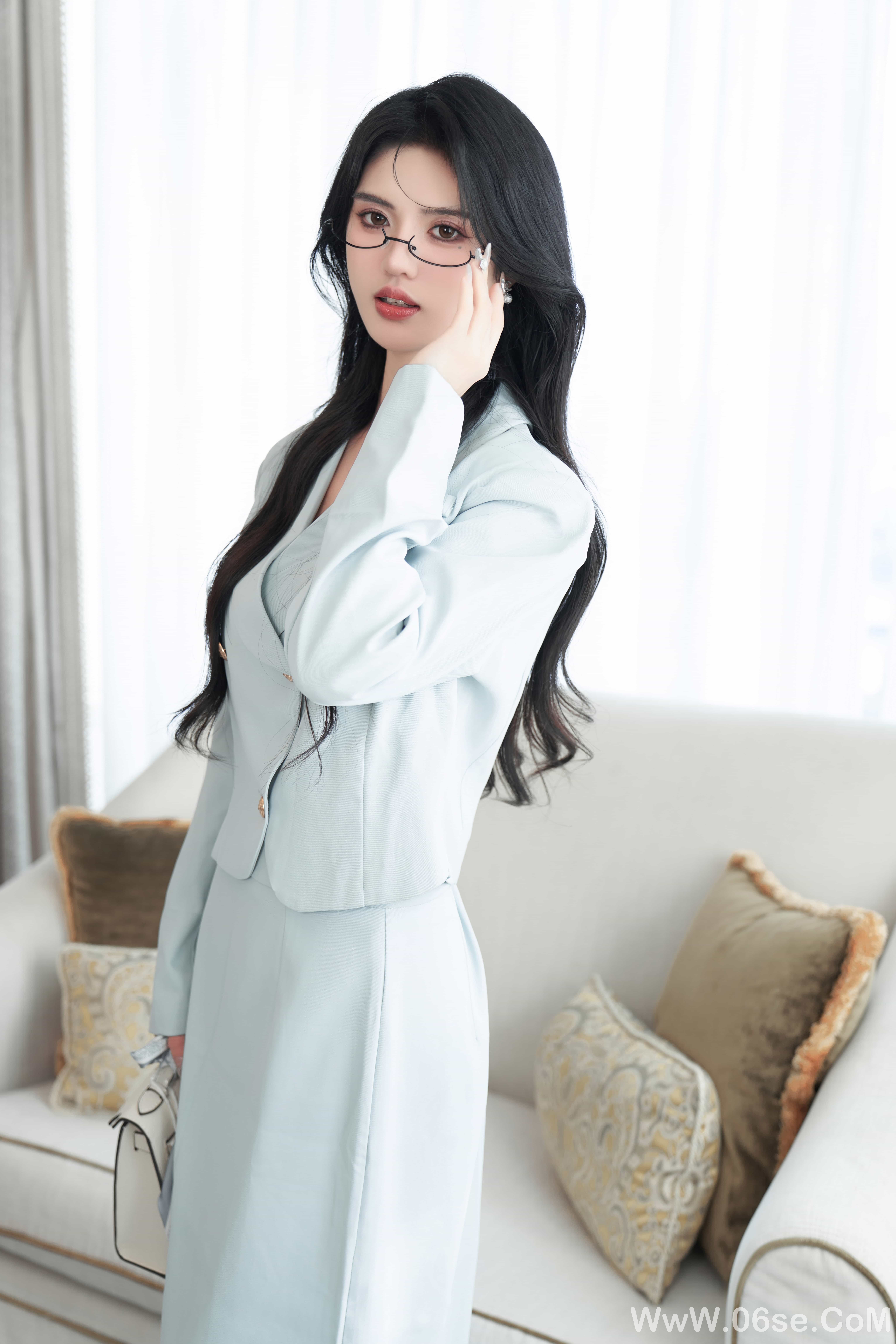 图片[66]-浅浅Danny-内购-紫色蕾丝+浴室[92P]-六色网