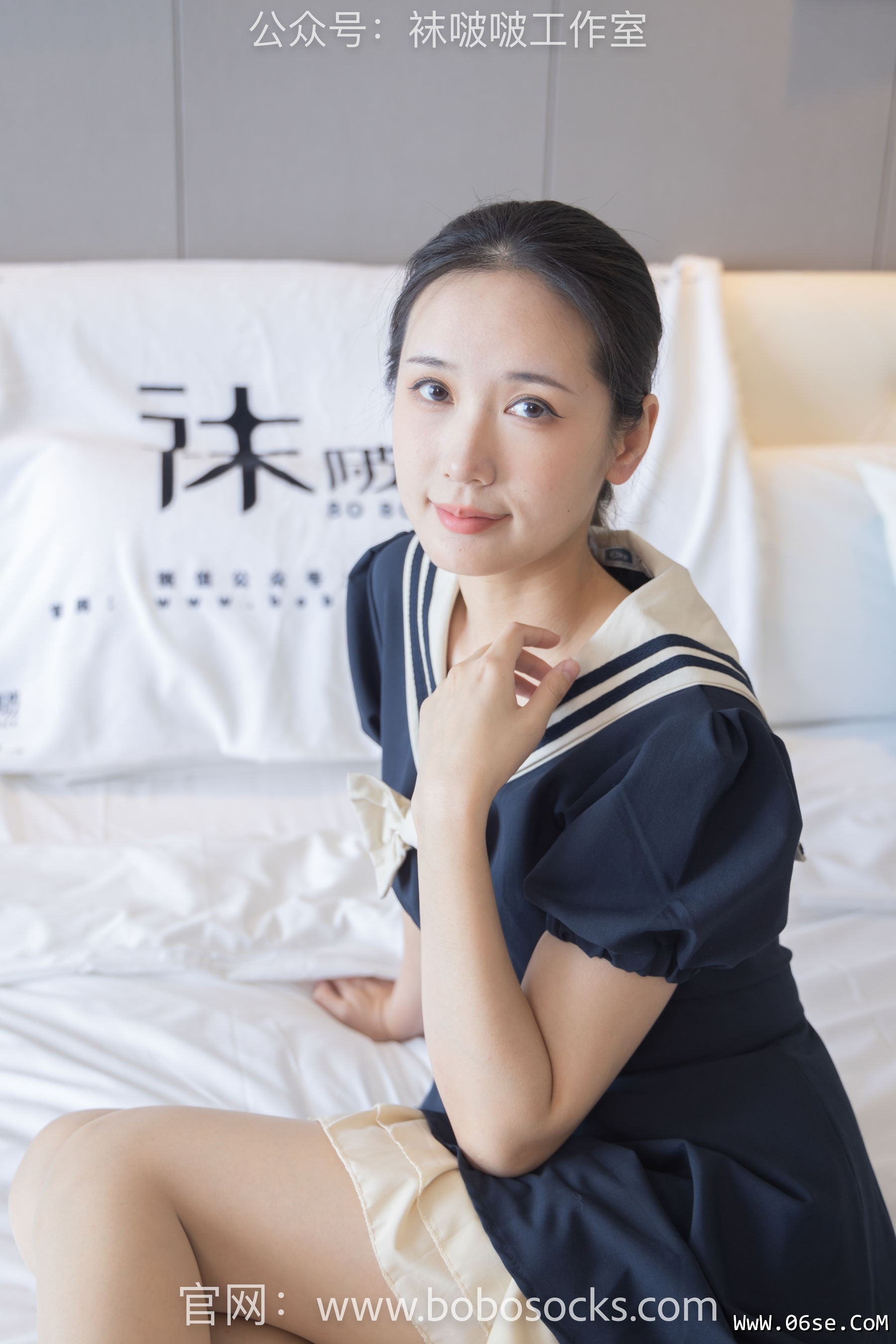 图片[68]-BoBoSocks袜啵啵 No.107 小安-平底鞋、白棉袜、肉丝[140P]-六色网