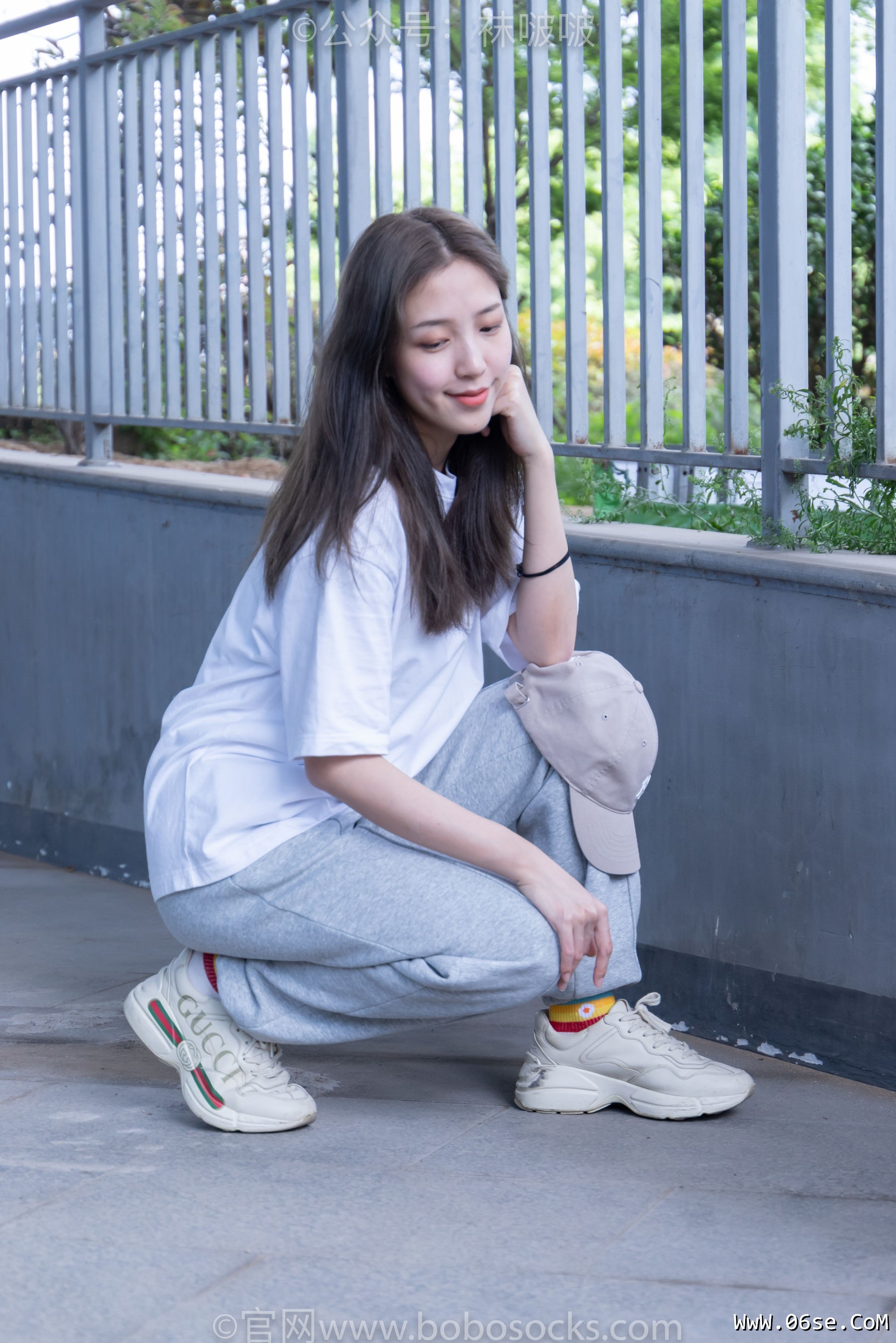 图片[15]-BoBoSocks袜啵啵 No.012 泡芙-运动鞋、白棉袜、裸足[132P]-六色网