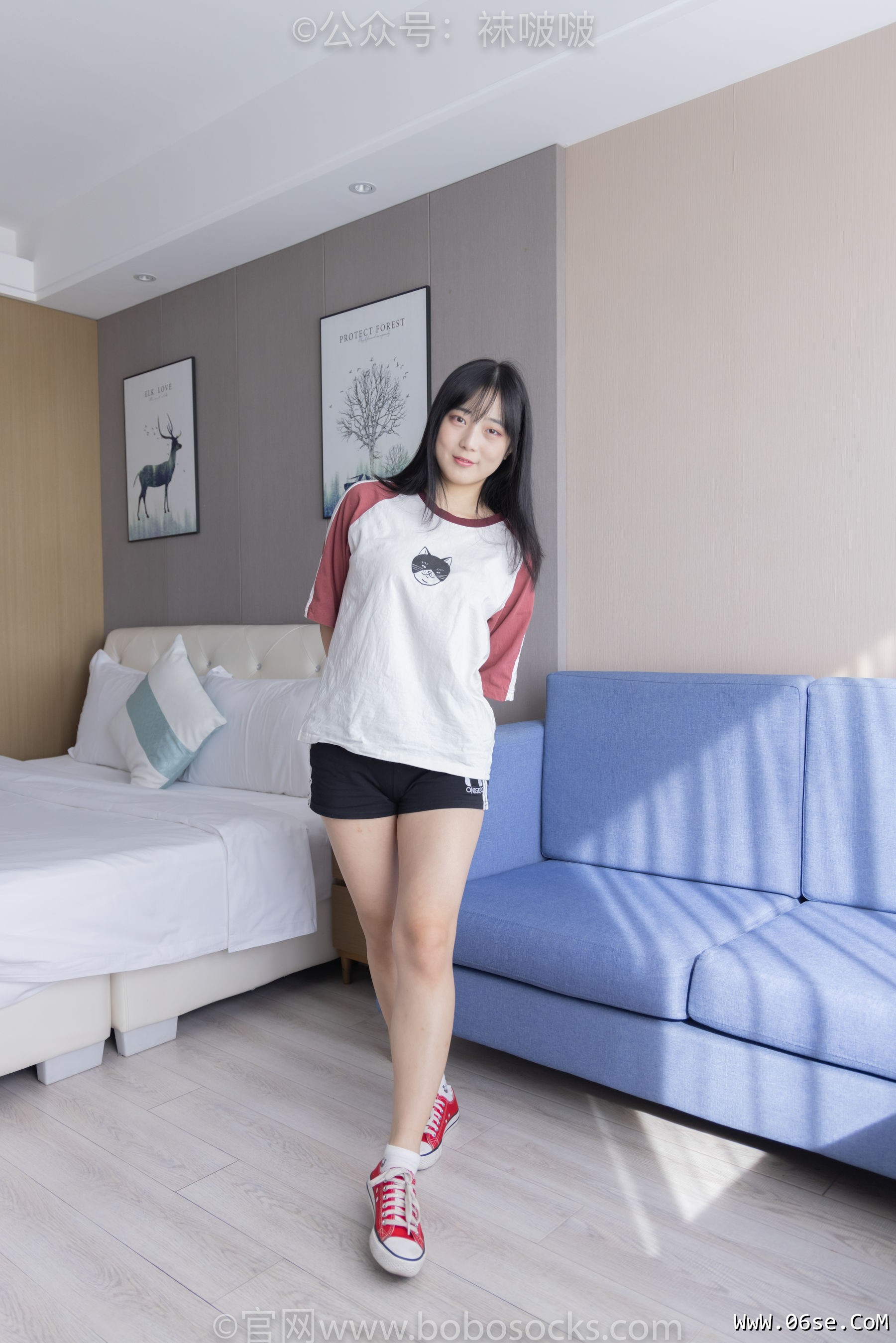 图片[6]-BoBoSocks袜啵啵 No.036 菠萝-帆布鞋、白棉袜、裸足[138P]-六色网