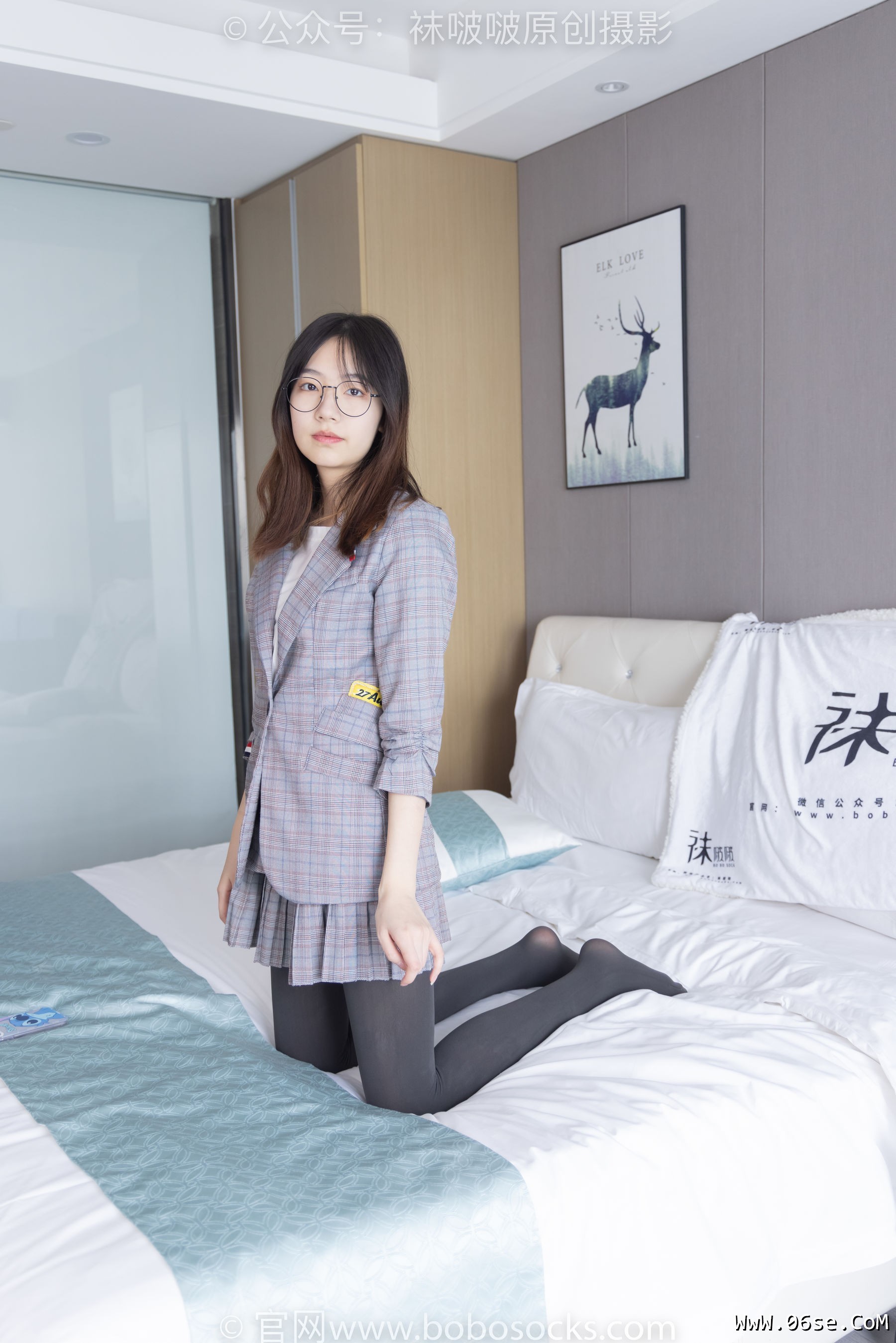 图片[92]-BoBoSocks袜啵啵 No.210 小甜豆 -皮鞋、厚灰丝、ol装[140P]-六色网
