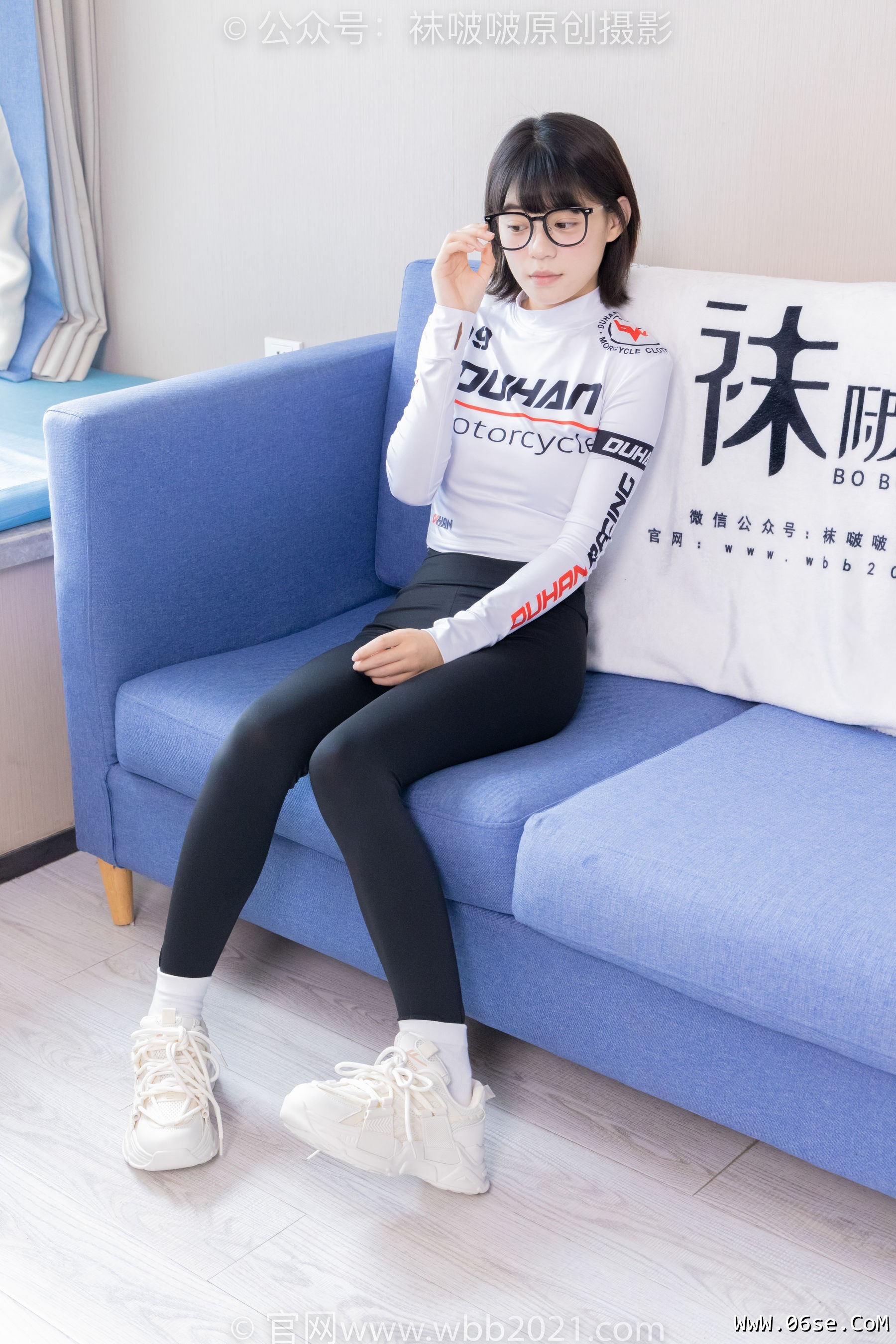图片[76]-BoBoSocks袜啵啵 No.410 糯米 -运动鞋、白棉袜、肉丝、瑜伽裤裤里丝[145P]-六色网