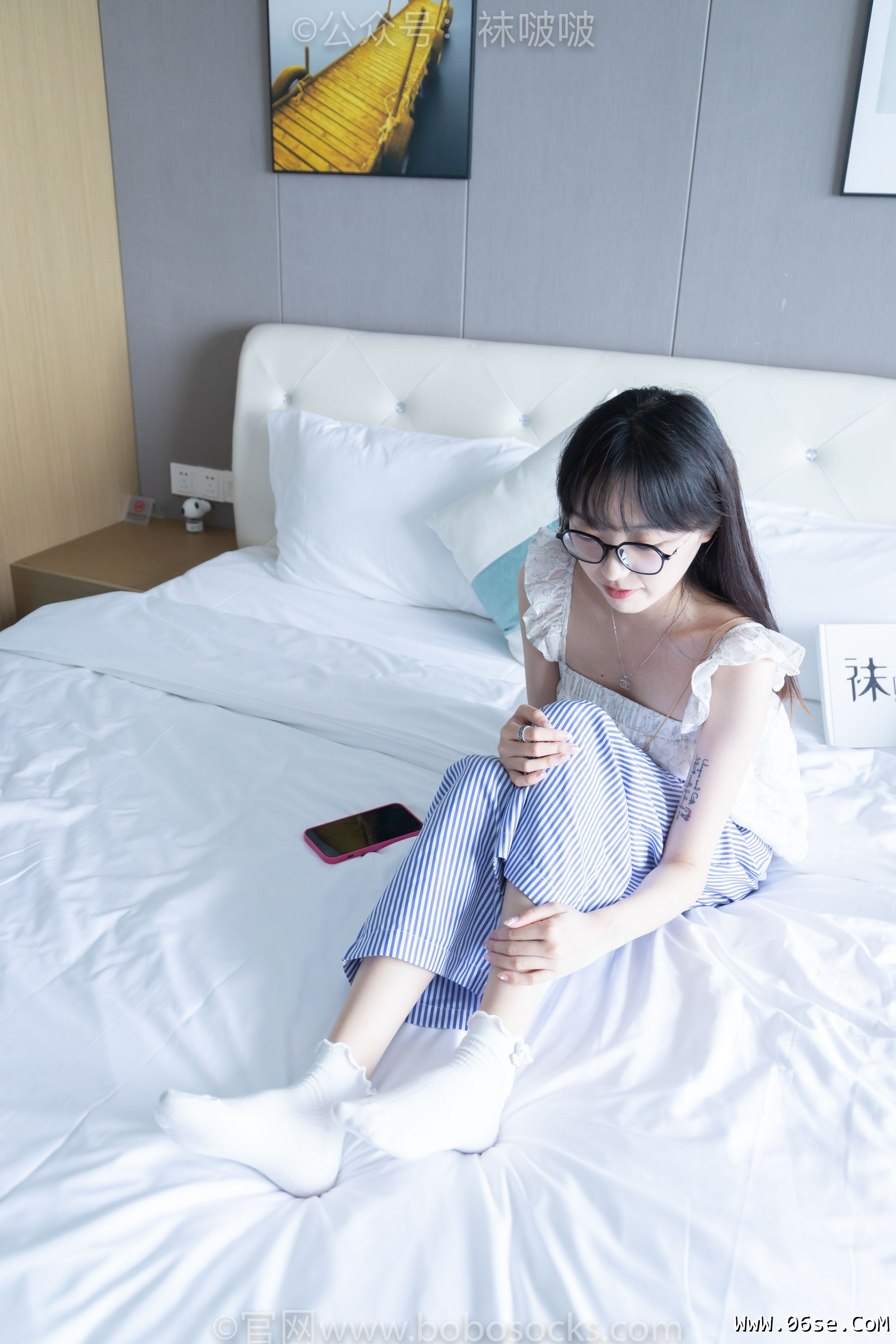 图片[58]-BoBoSocks袜啵啵 No.027 稚予- vans、白色棉袜、肉丝[136P]-六色网