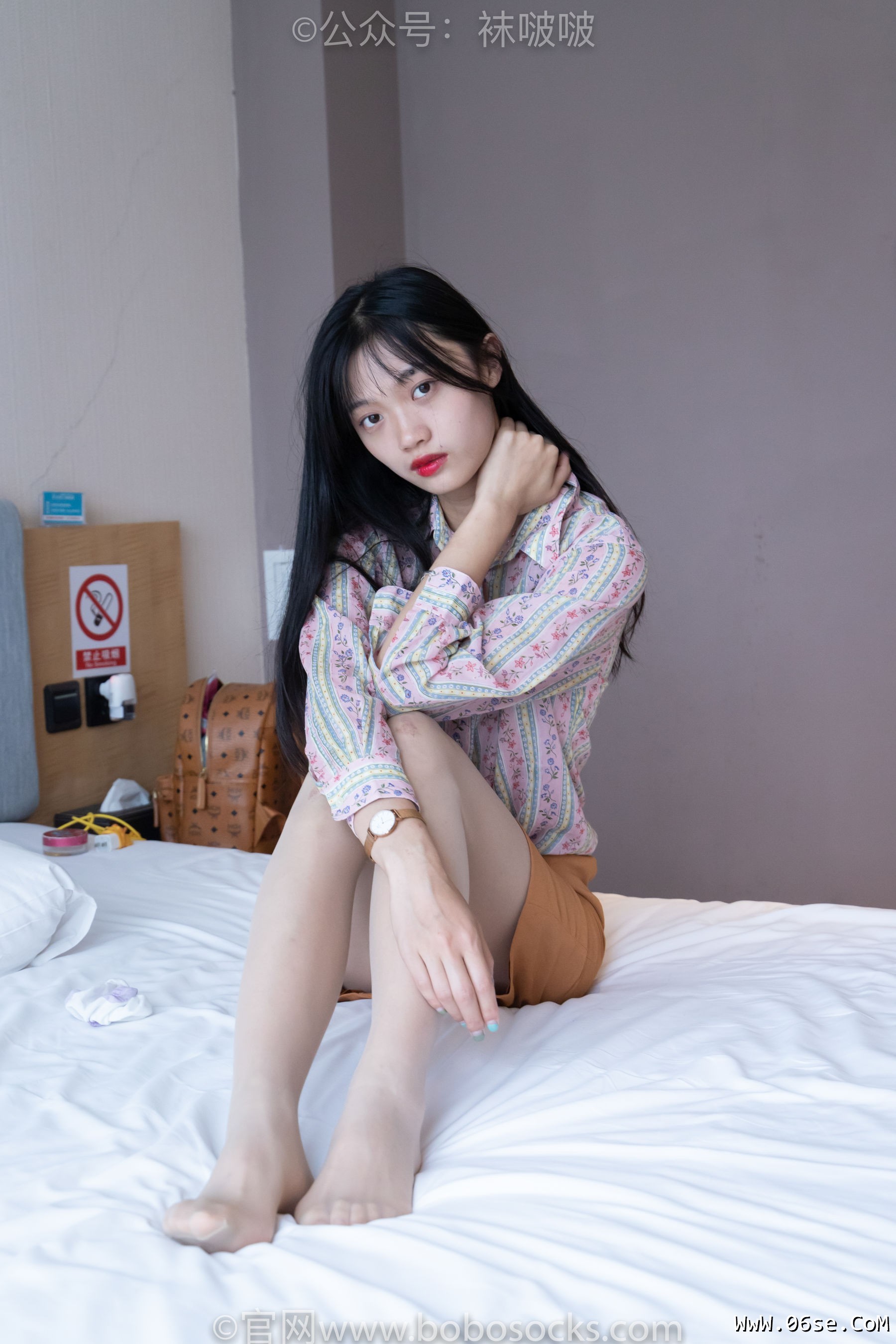 图片[126]-BoBoSocks袜啵啵 No.008 涵涵-帆布鞋、白色短棉袜、肉丝[139P]-六色网