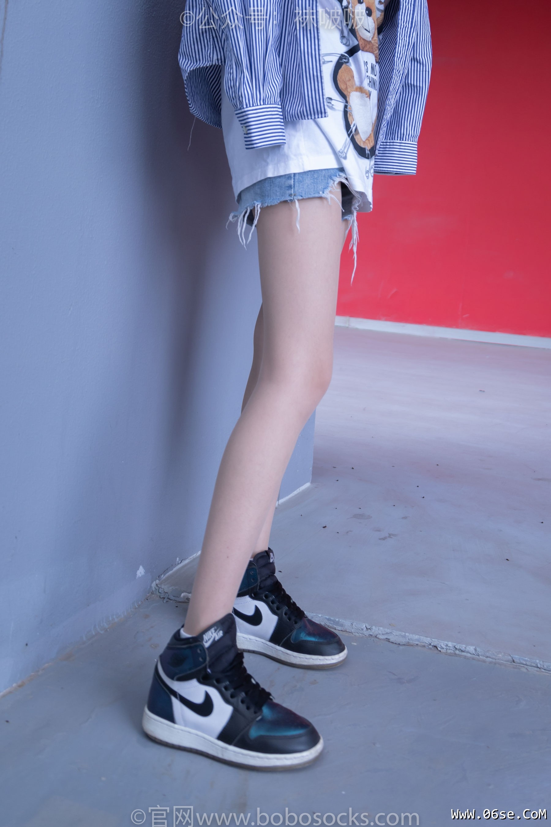 图片[18]-BoBoSocks袜啵啵 No.011 稚予-AJ、白色短棉袜、肉丝[139P]-六色网