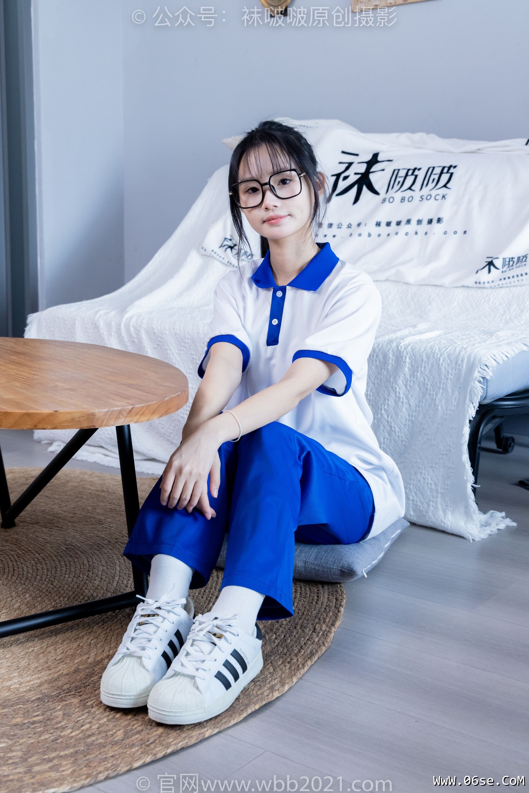 图片[97]-BoBoSocks袜啵啵 No.351 甜甜圈 -板鞋、白棉袜、肉丝、校服裤里丝[150P]-六色网