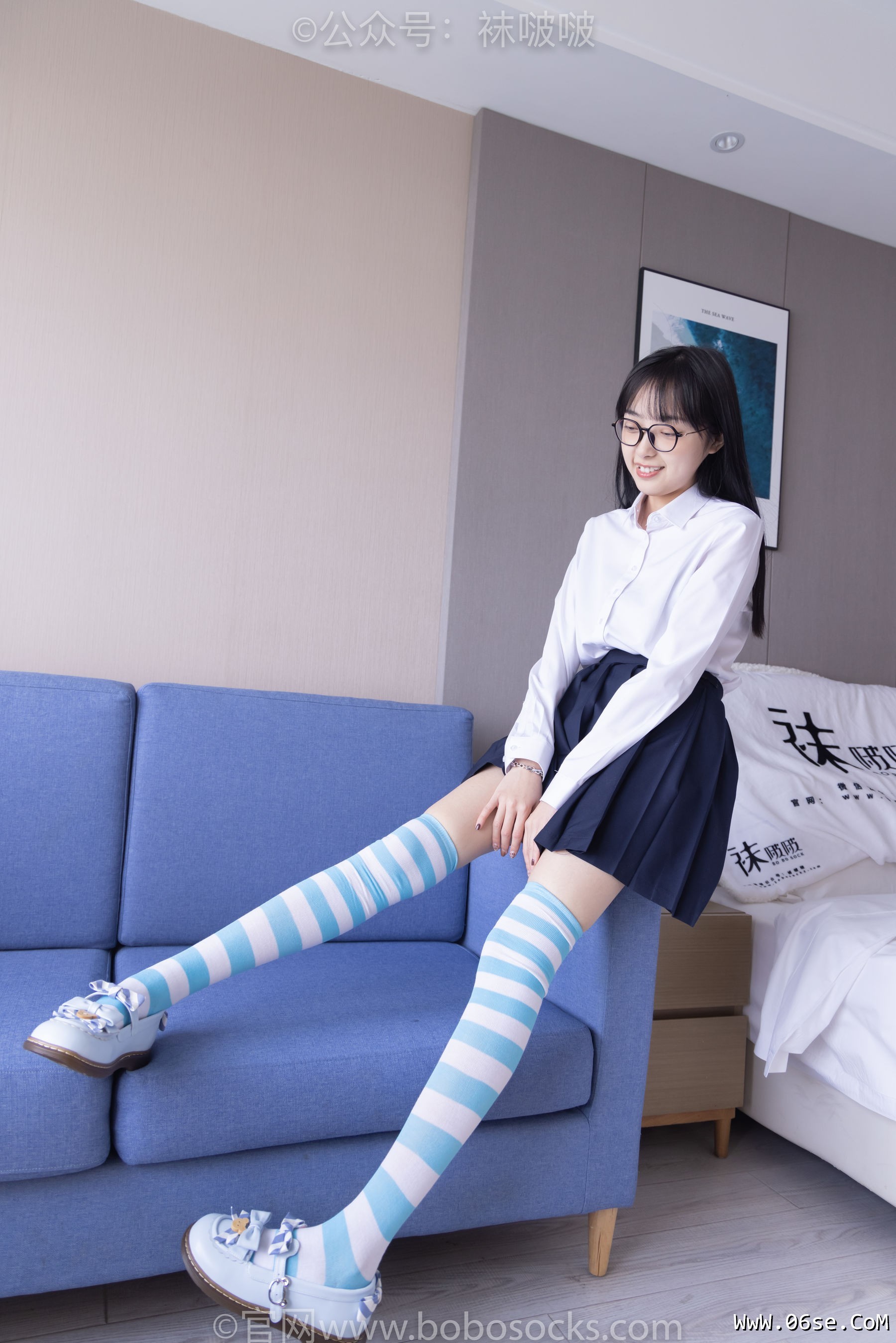 图片[84]-BoBoSocks袜啵啵 No.070 稚予-皮鞋、拖鞋、过膝袜、白棉袜[148P]-六色网