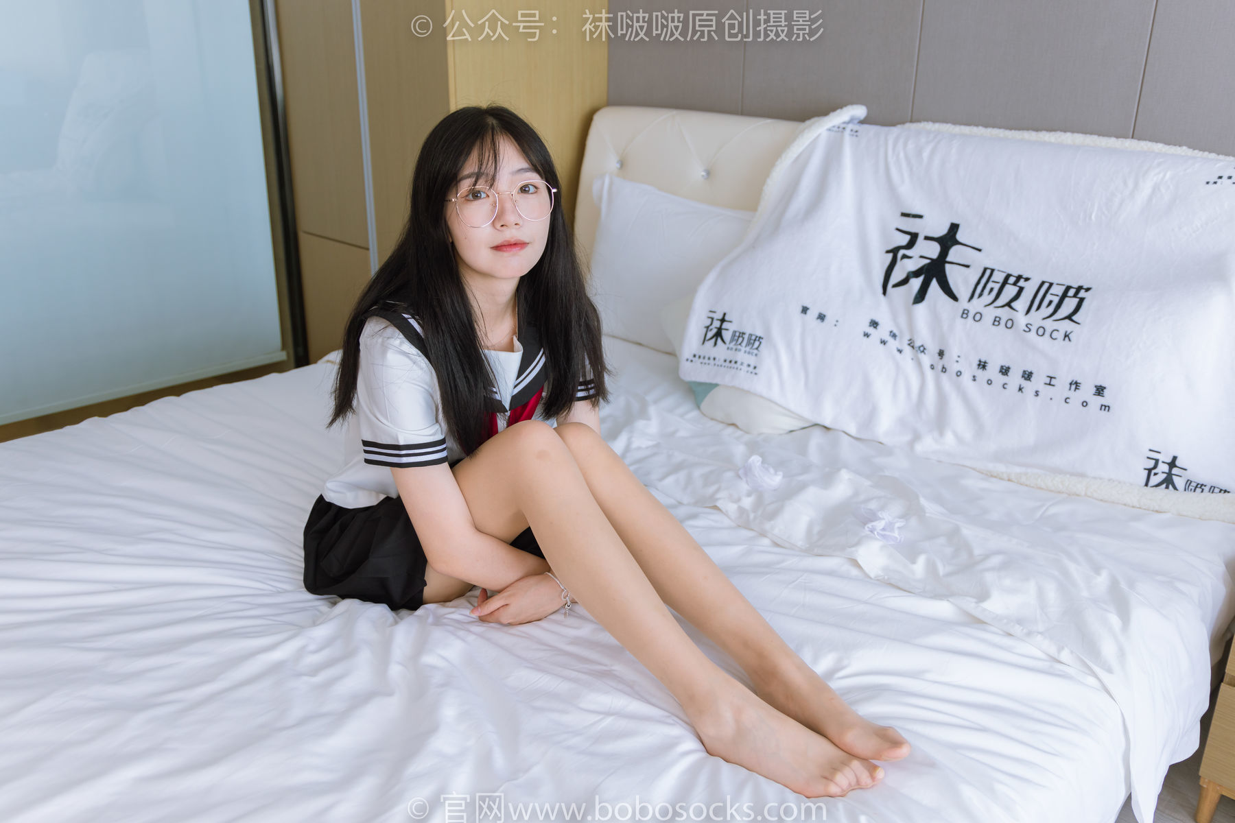 图片[3]-BoBoSocks袜啵啵 No.197 小甜豆-皮鞋、短白丝、肉丝、jk制服[139P]-六色网