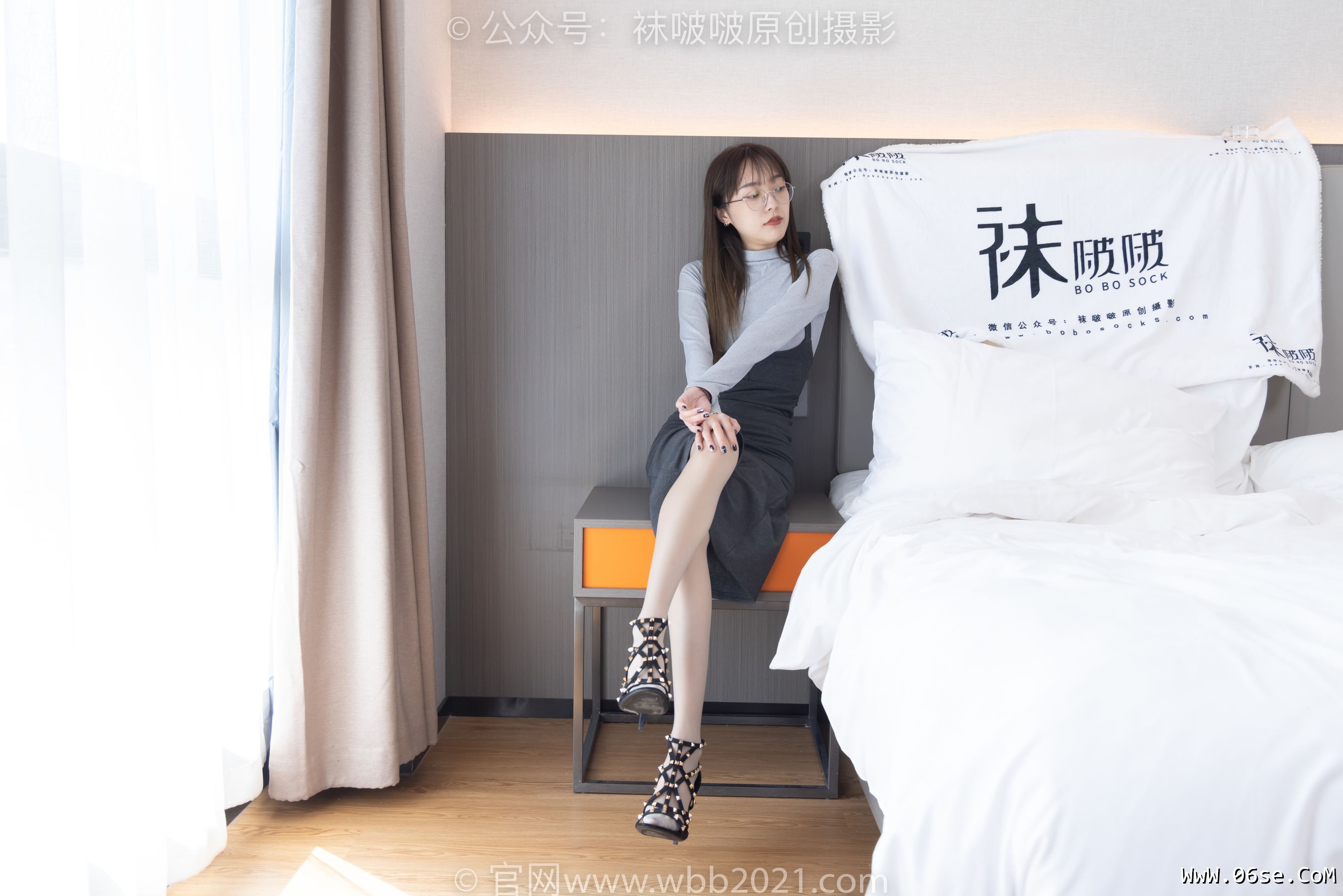 图片[57]-BoBoSocks袜啵啵 No.309 稚予 -两双高跟鞋、灰丝、白丝、裸足、踩奶油蛋糕剧情[180P]-六色网