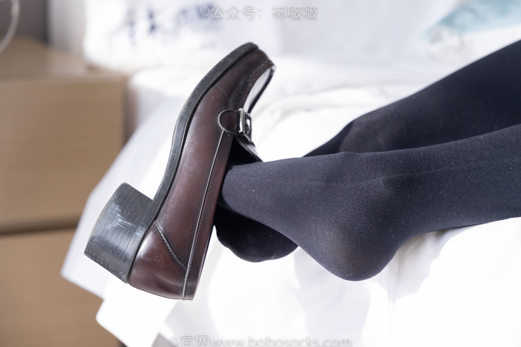 图片[61]-BoBoSocks袜啵啵 No.056 朵朵-JK制服、皮鞋、厚黑丝[135P]-六色网