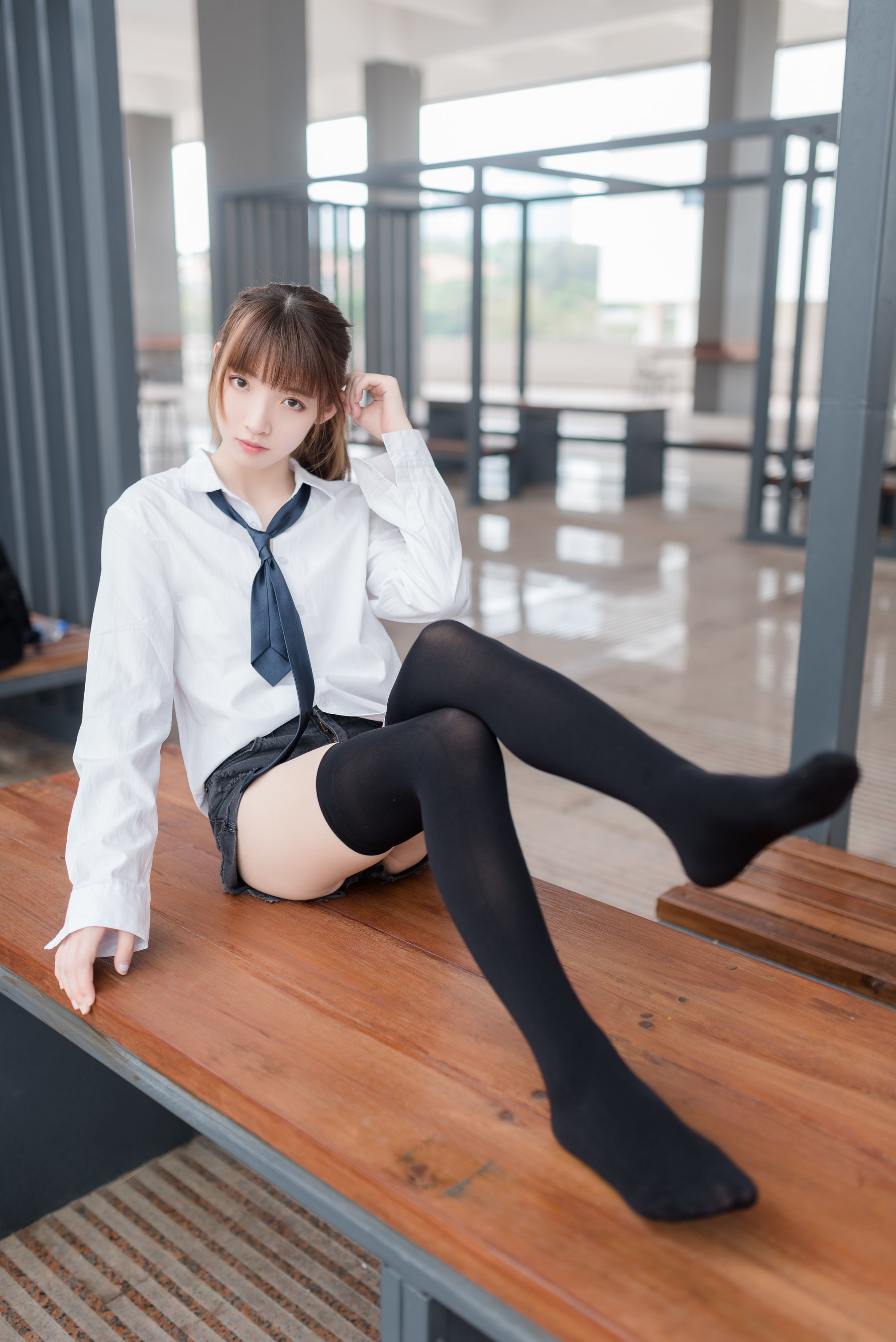 图片[34]-喵糖映画 VOL.431 热裤女孩 [49P]-六色网