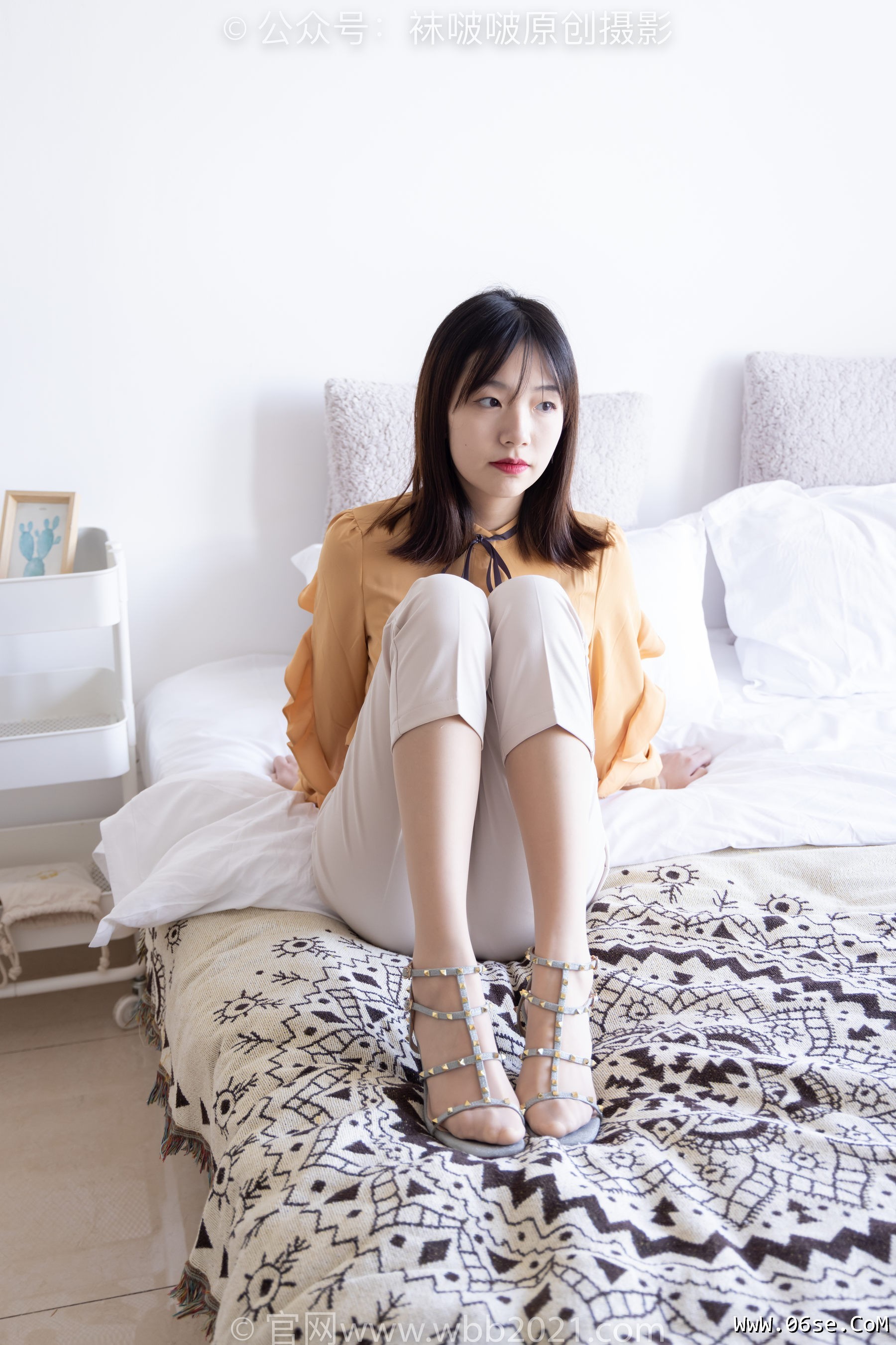 图片[85]-BoBoSocks袜啵啵 No.240 小甜豆-三双高跟鞋、肉丝、裸足[156P]-六色网
