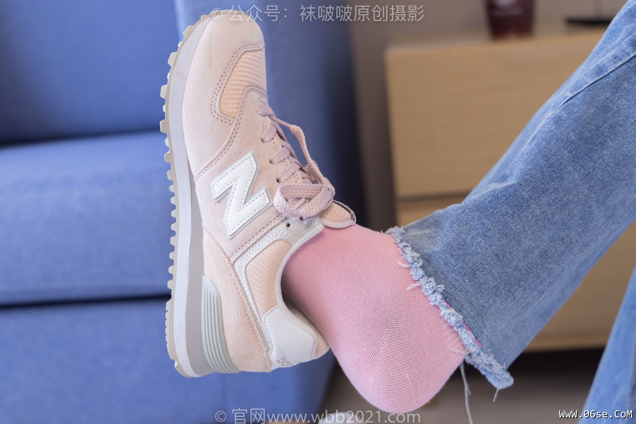 图片[61]-BoBoSocks袜啵啵 No.317 小甜豆 -运动鞋、可拆卸牛仔裤、粉色棉袜、黑丝、裤里丝[140P]-六色网