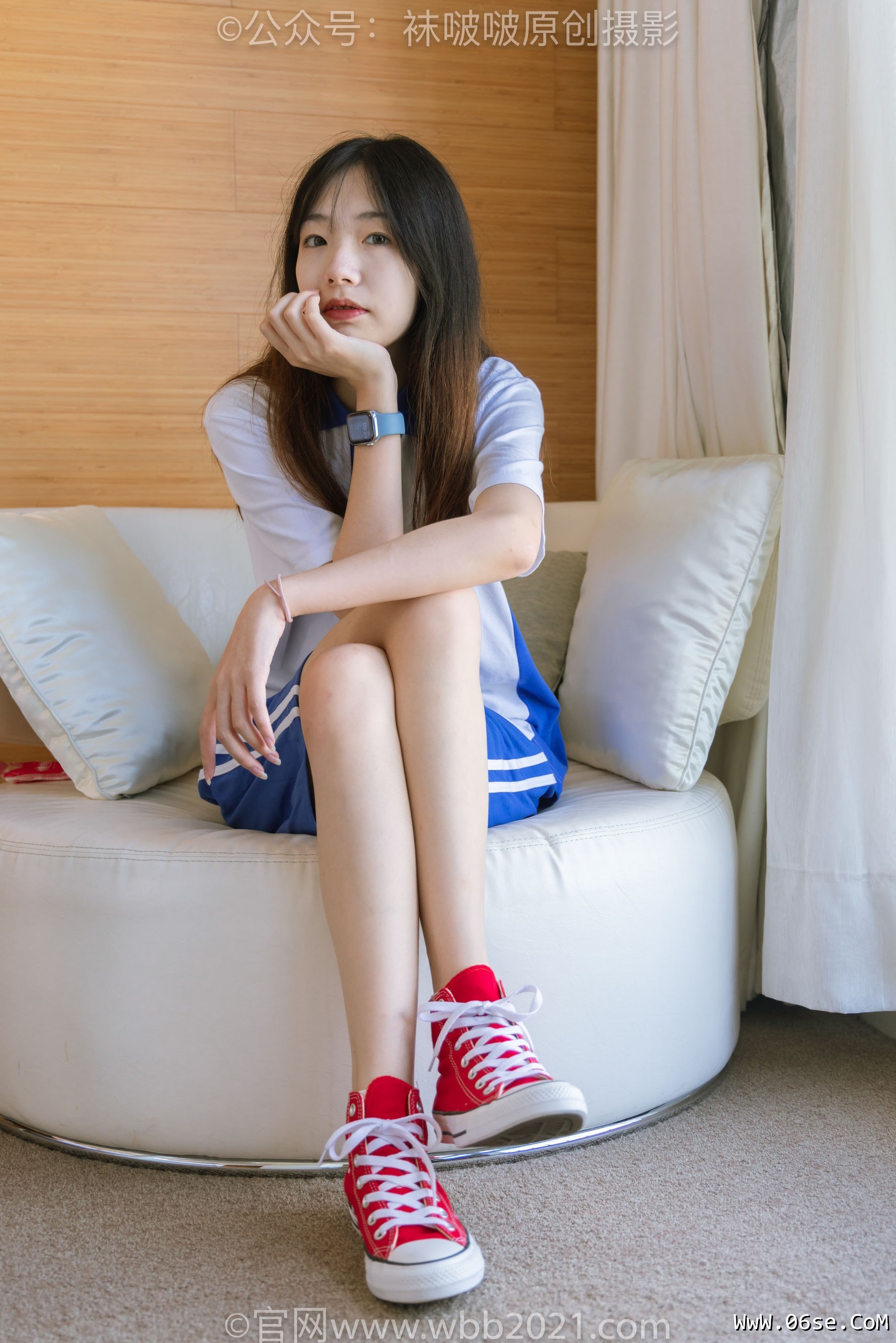 图片[77]-BoBoSocks袜啵啵 No.336 小甜豆 -校服、帆布鞋、白棉袜、裸足[140P]-六色网