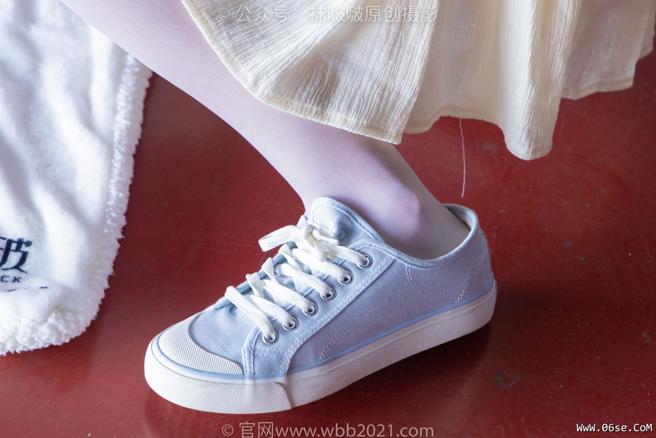 图片[63]-BoBoSocks袜啵啵 No.395 糯米 -板鞋、白丝[145P]-六色网