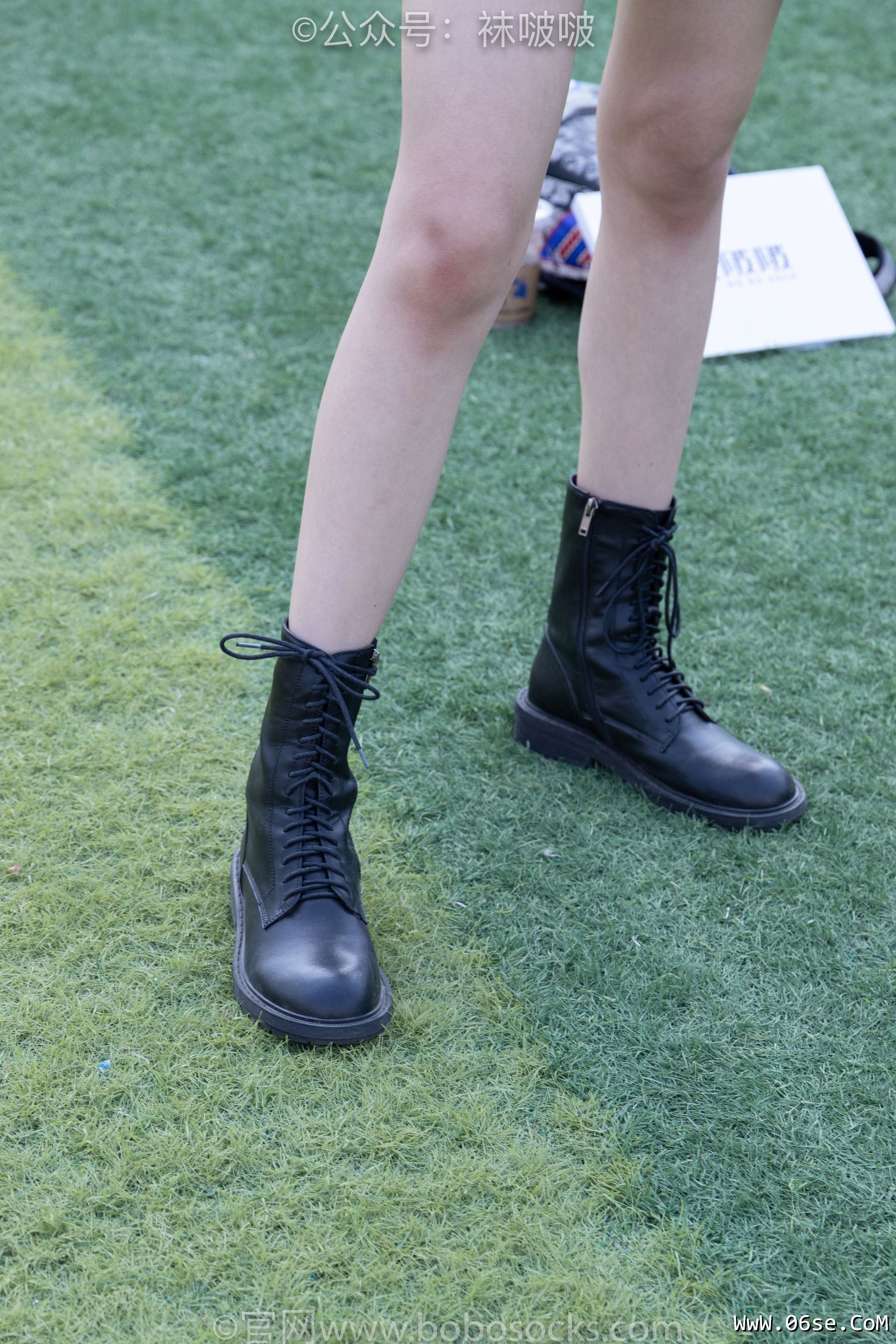 图片[16]-BoBoSocks袜啵啵 No.010 小甜豆-马丁靴、白色短棉袜、裸足[117P]-六色网