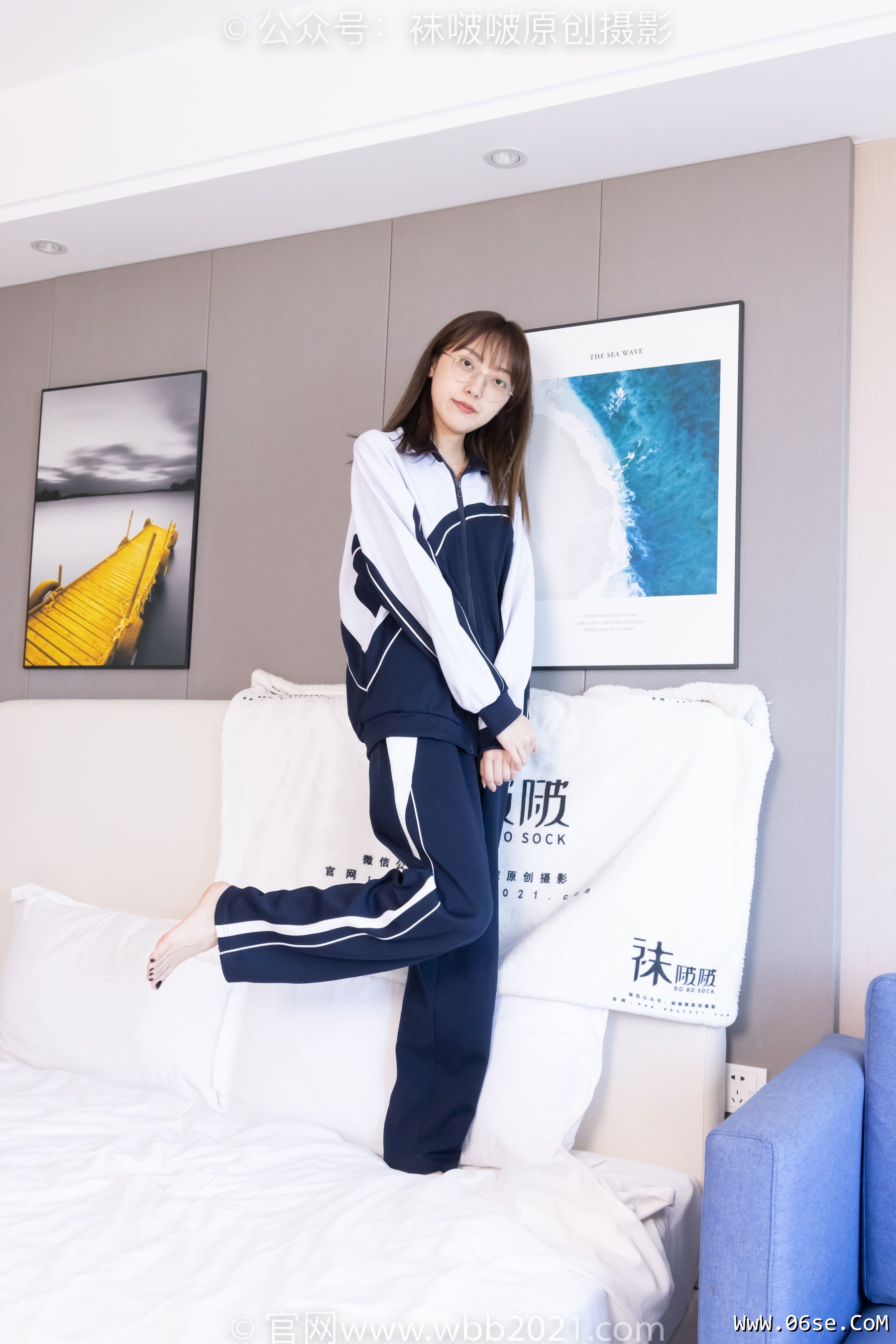 图片[126]-BoBoSocks袜啵啵 No.398 稚予 -板鞋、白船袜、裸足、裸足[150P]-六色网