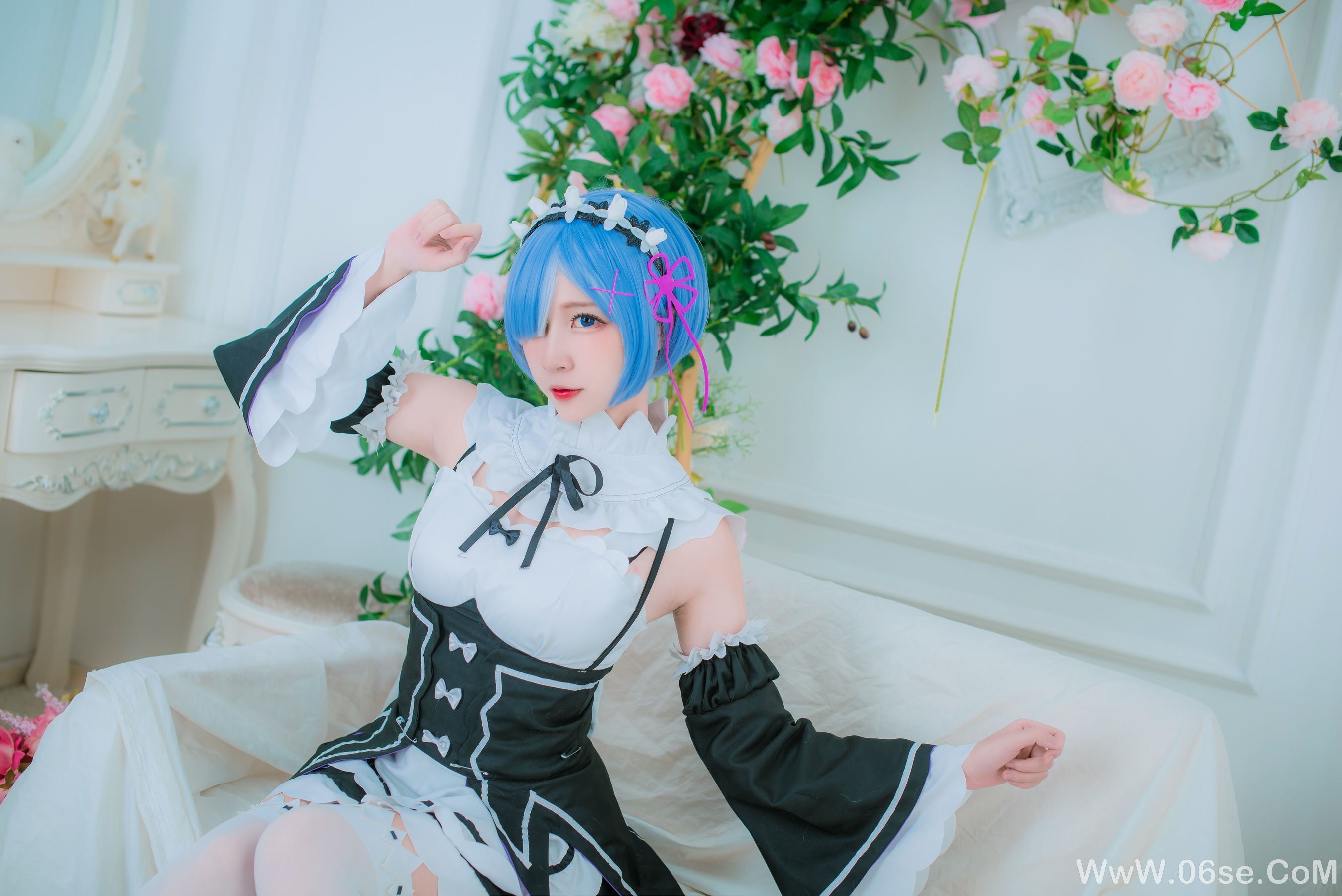 图片[13]-人气Coser二佐Nisa 蕾姆女仆[33P]-六色网