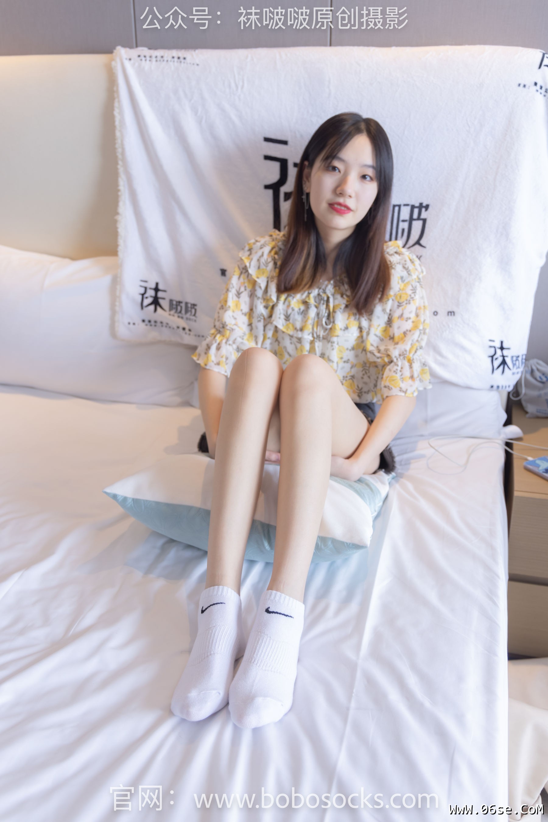 图片[194]-BoBoSocks袜啵啵 No.136 小甜豆-高跟长靴、白棉袜、裸足[200P]-六色网
