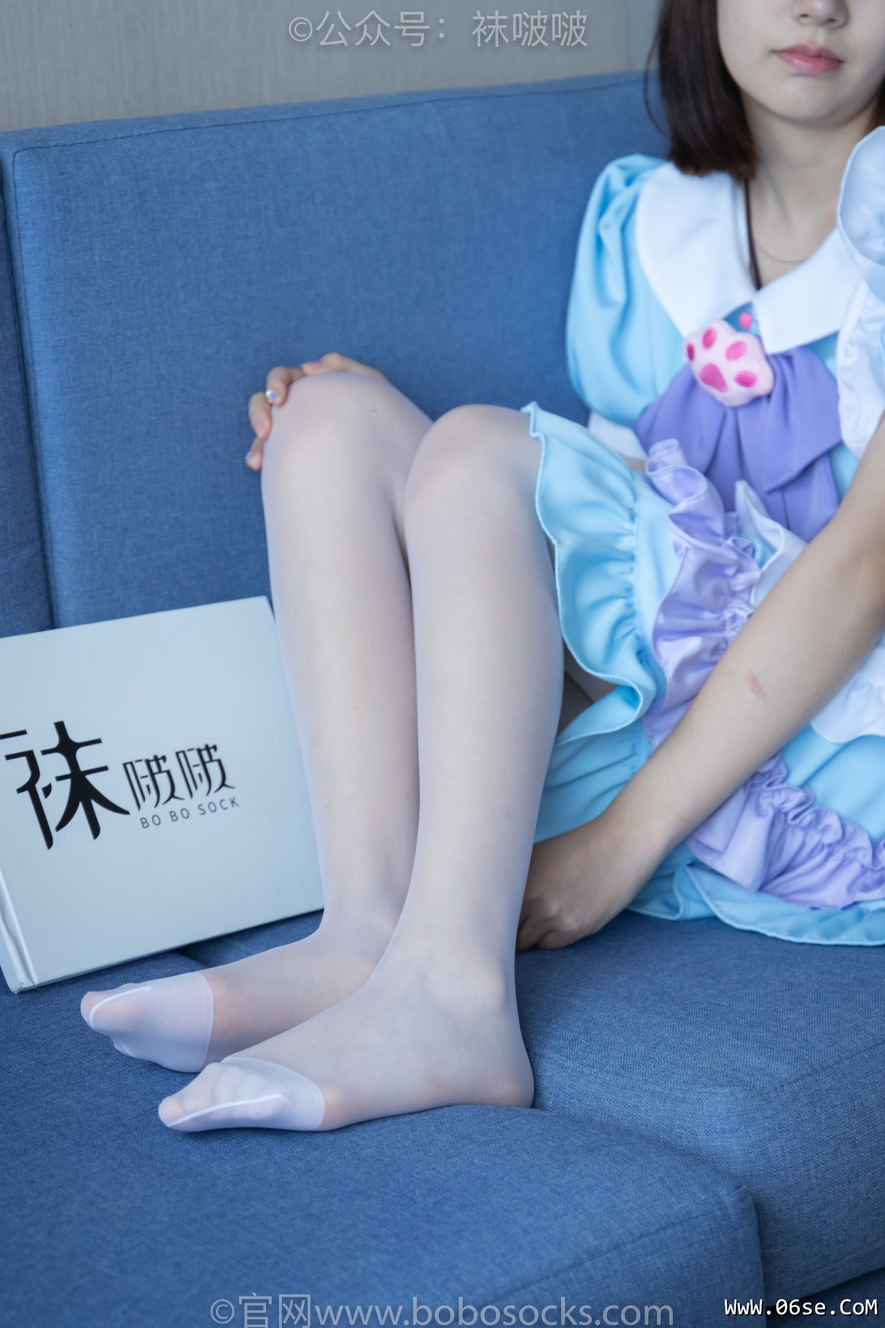 图片[120]-BoBoSocks袜啵啵 No.066 小甜豆-女仆装、高跟鞋、薄白丝[134P]-六色网