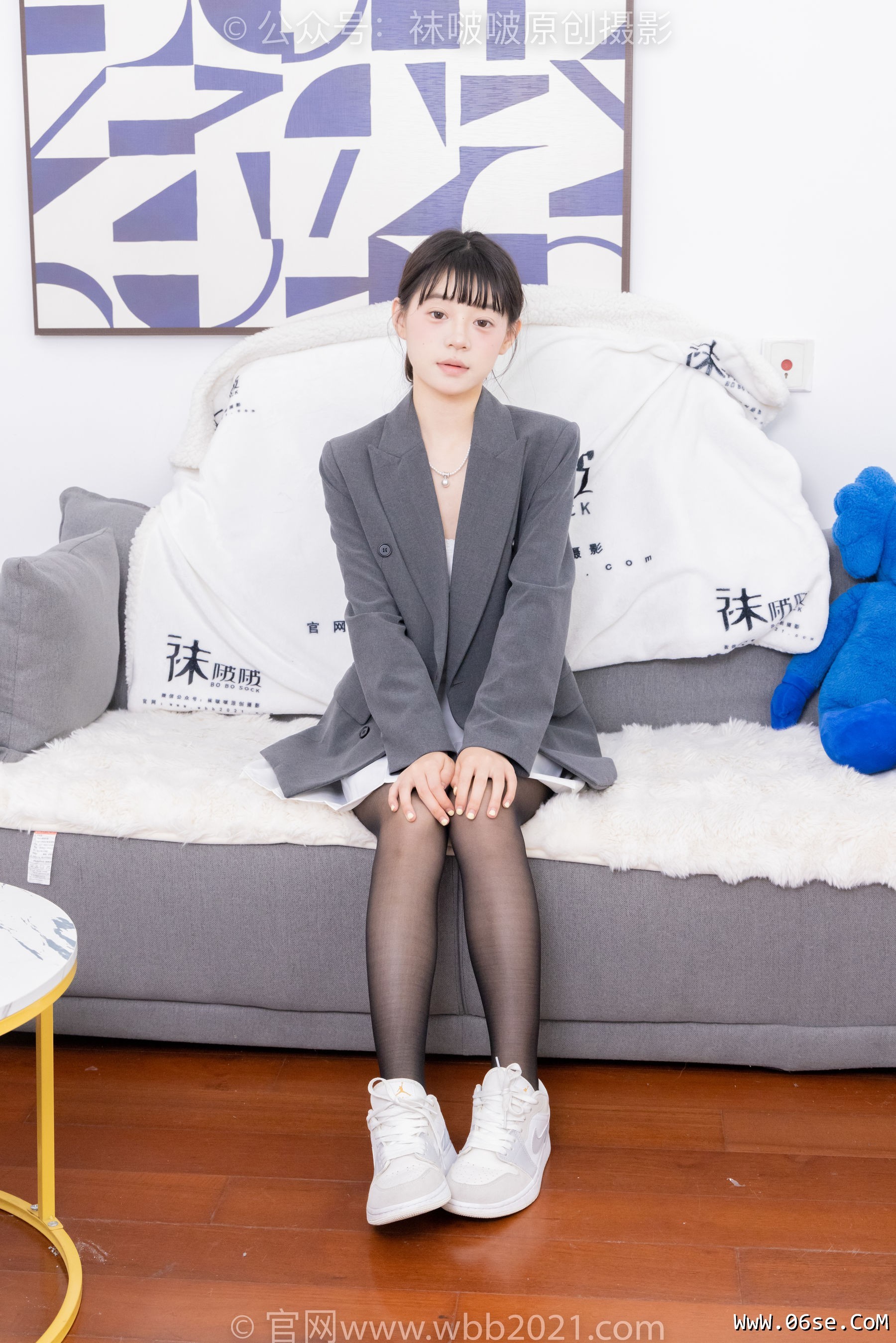 图片[46]-BoBoSocks袜啵啵 No.404 糯米 -板鞋、黑丝、ol风[145P]-六色网