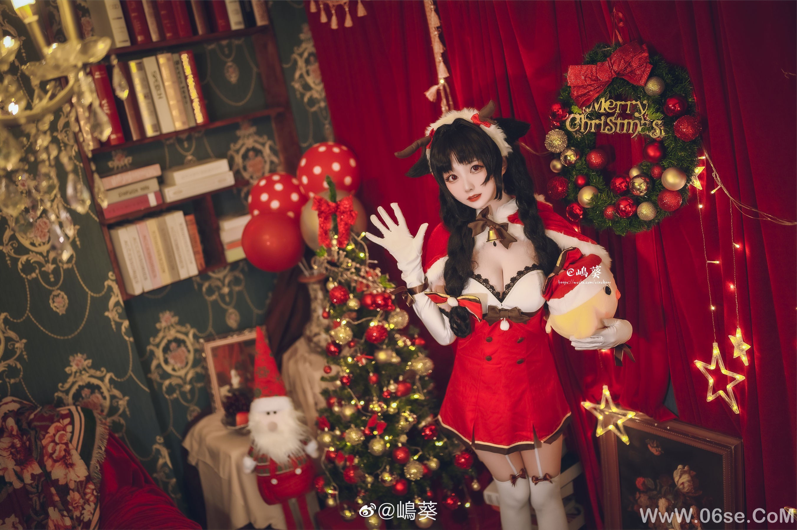 图片[12]-微博美女嶋葵 碧蓝航线 大潮 驯鹿与圣诞礼物[12P]-六色网