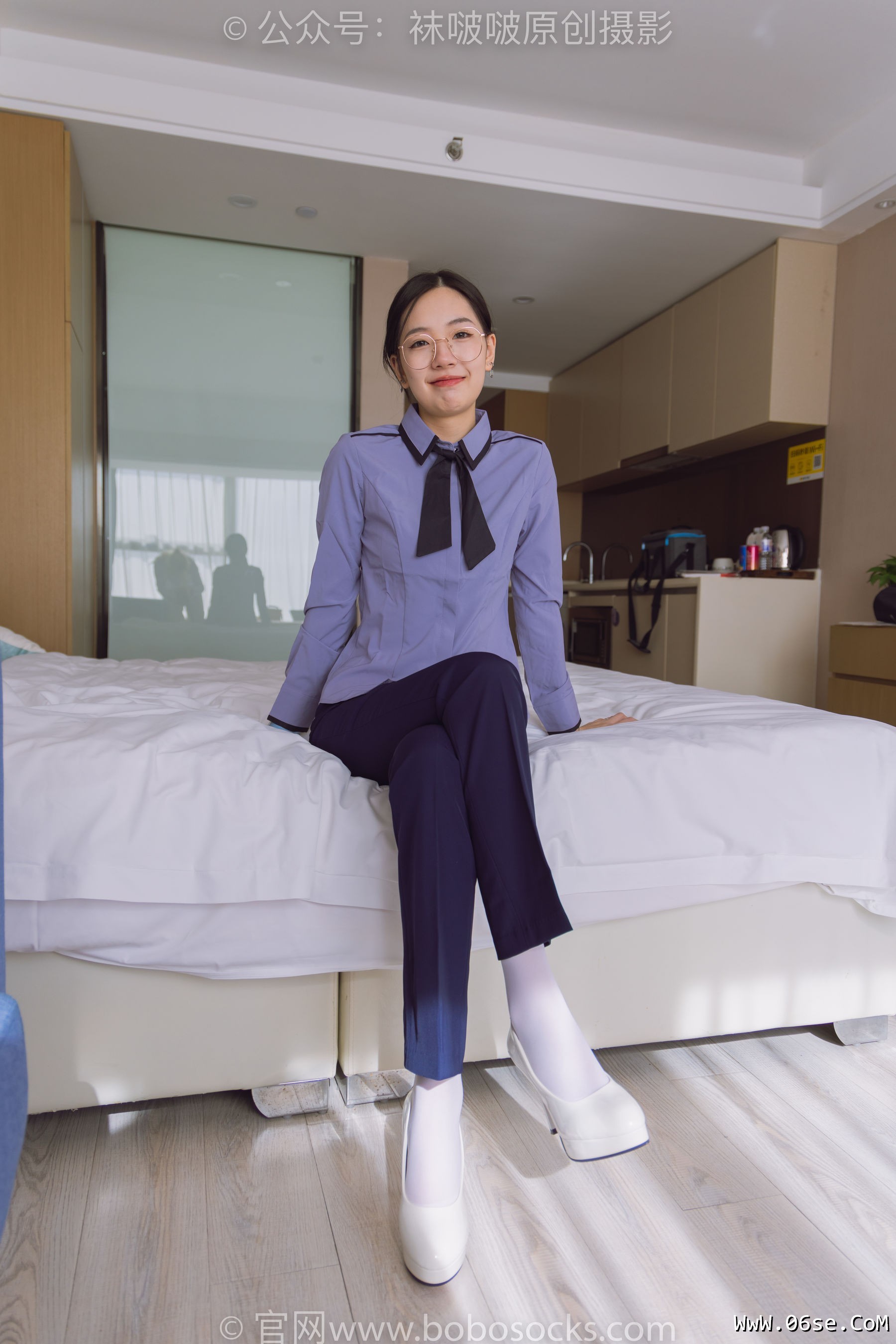 图片[2]-BoBoSocks袜啵啵 No.178 小甜豆-高跟鞋、厚白丝、ol风裤里丝[140P]-六色网