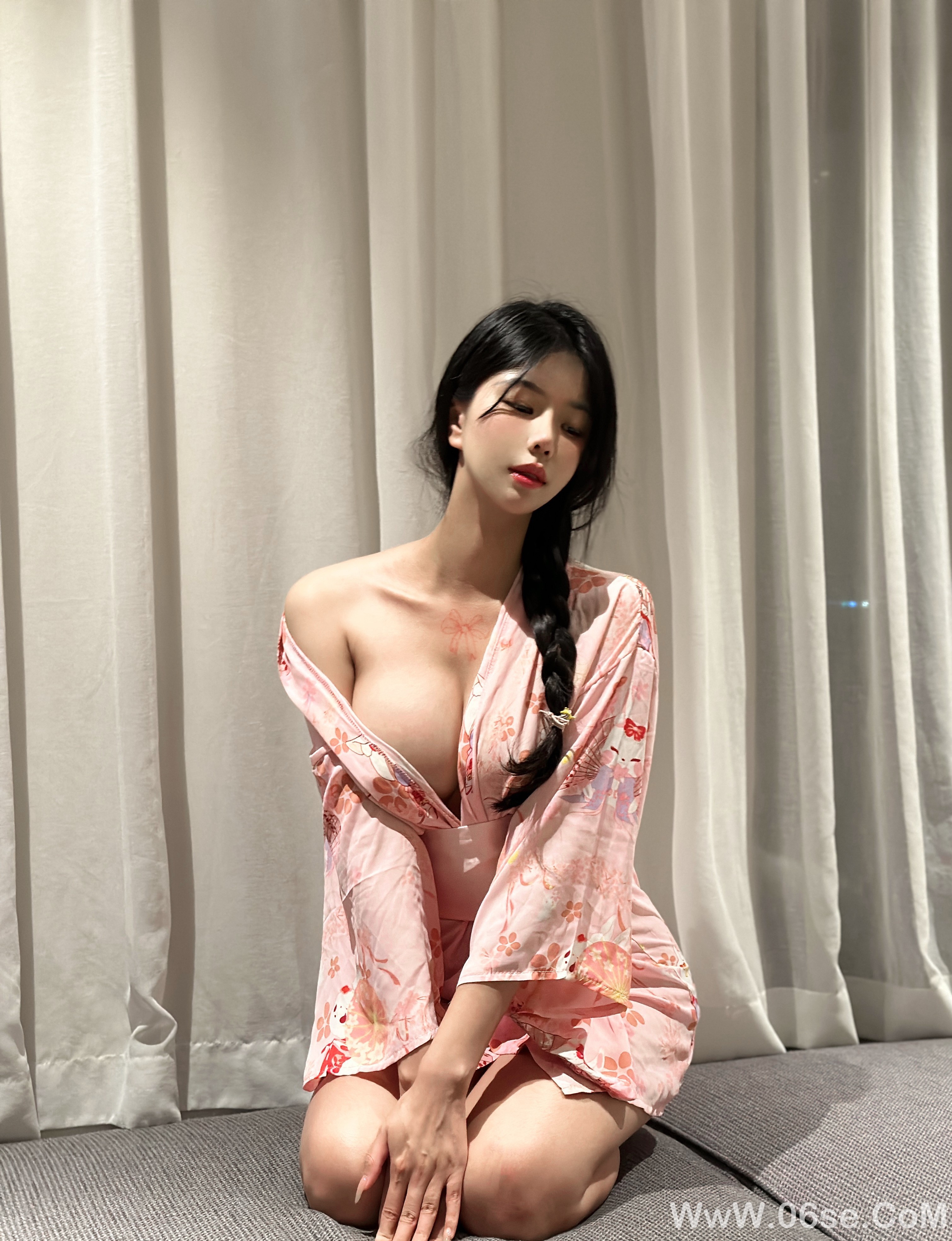 图片[18]-鱼神微密圈 – 粉色花裙[20P]-六色网