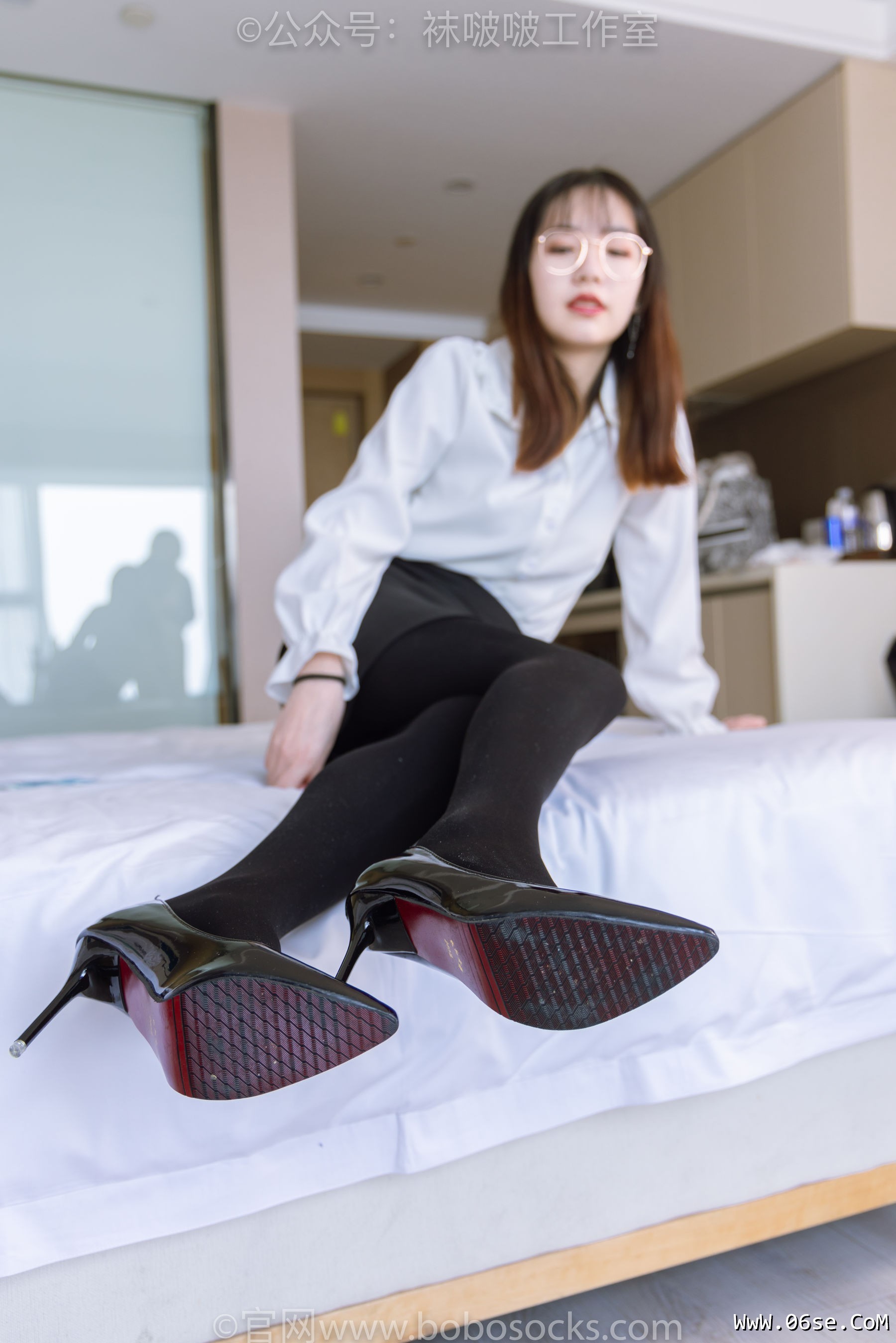 图片[44]-BoBoSocks袜啵啵 No.090 小甜豆-高跟鞋、厚黑丝[140P]-六色网
