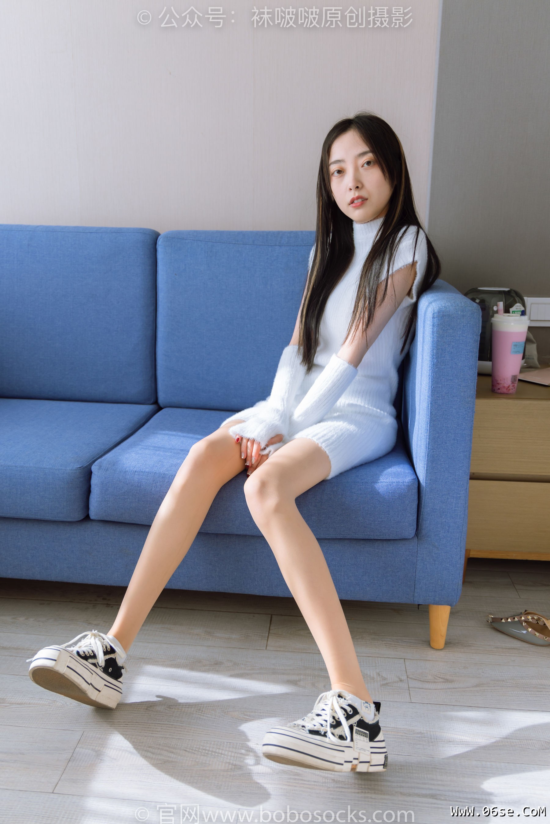 图片[138]-BoBoSocks袜啵啵 No.173 稚予-高跟鞋、板鞋、白丝、肉丝、白棉袜[149P]-六色网