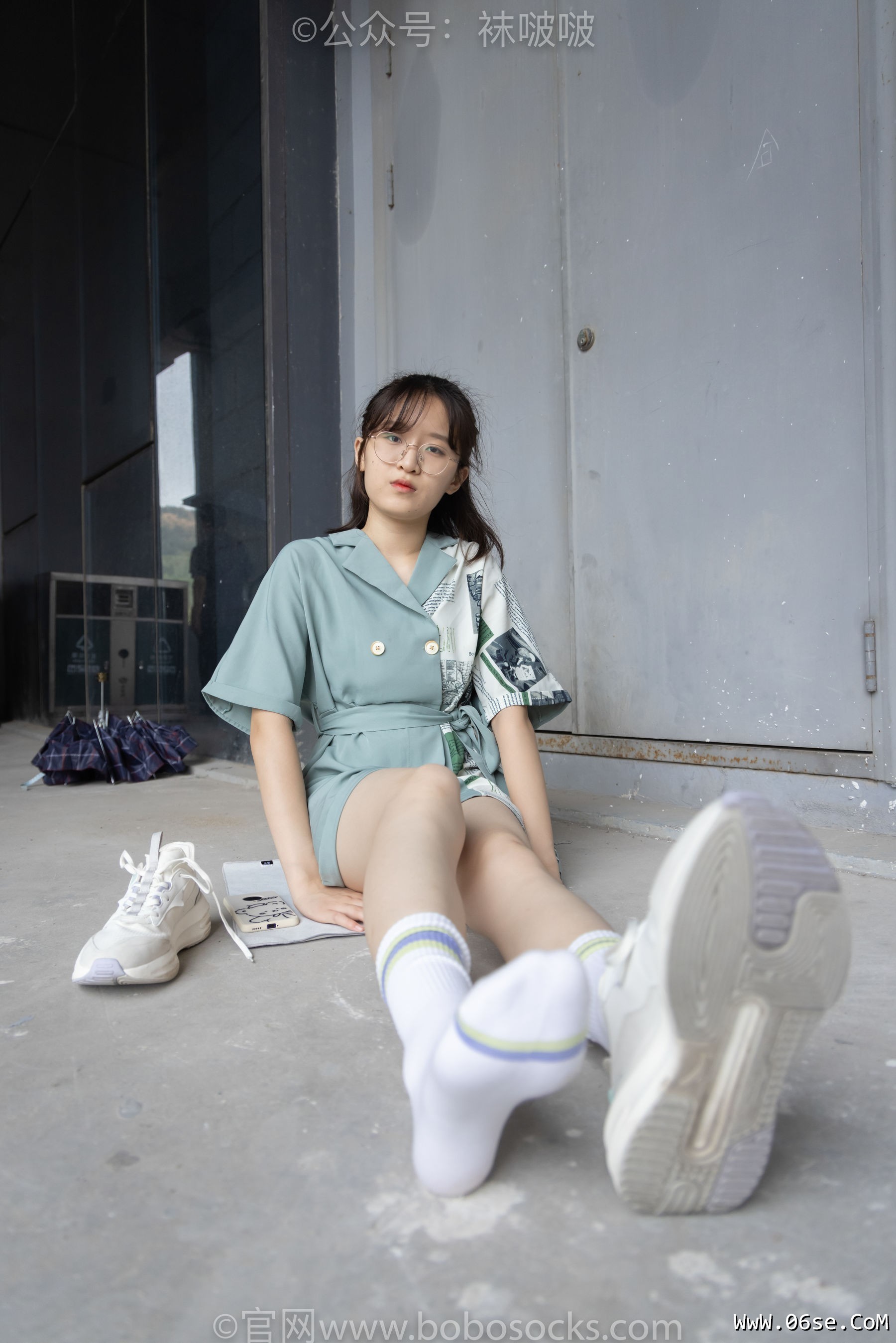 图片[47]-BoBoSocks袜啵啵 No.025 熊熊-安踏运动鞋、白色棉袜、裸足[146P]-六色网