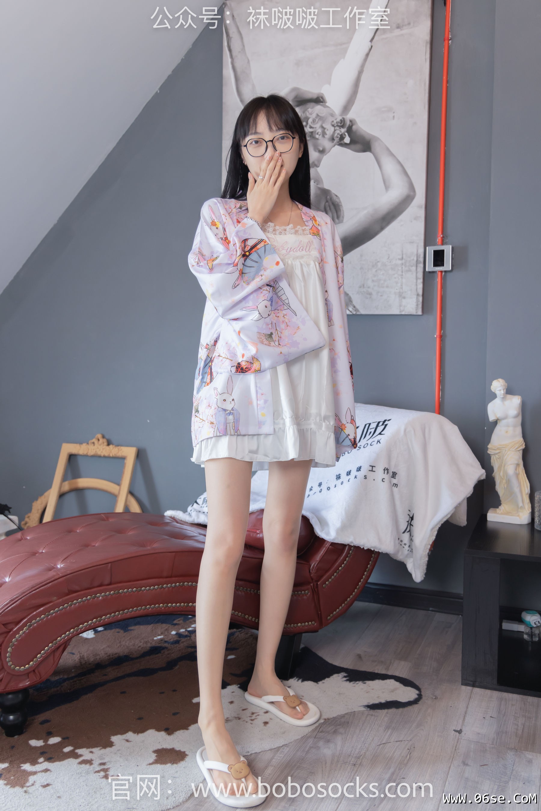 图片[2]-BoBoSocks袜啵啵 No.112 稚予-人字拖、肉丝、裸足[140P]-六色网
