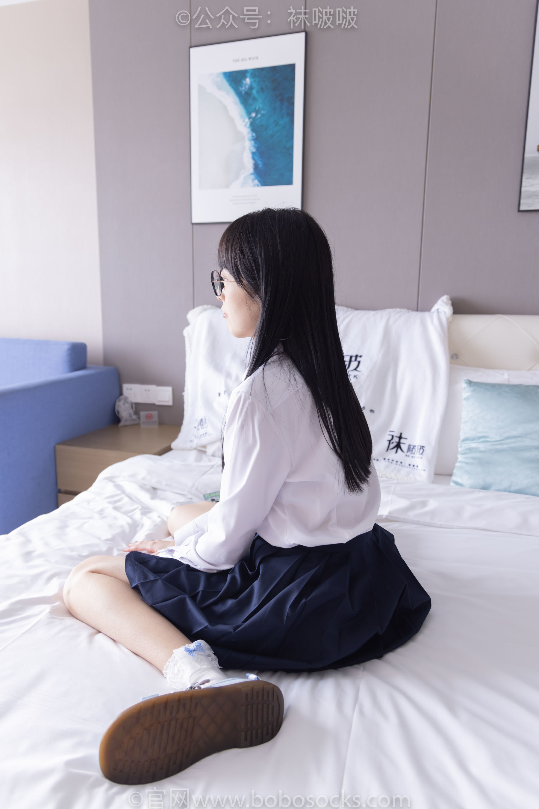 图片[20]-BoBoSocks袜啵啵 No.070 稚予-皮鞋、拖鞋、过膝袜、白棉袜[148P]-六色网