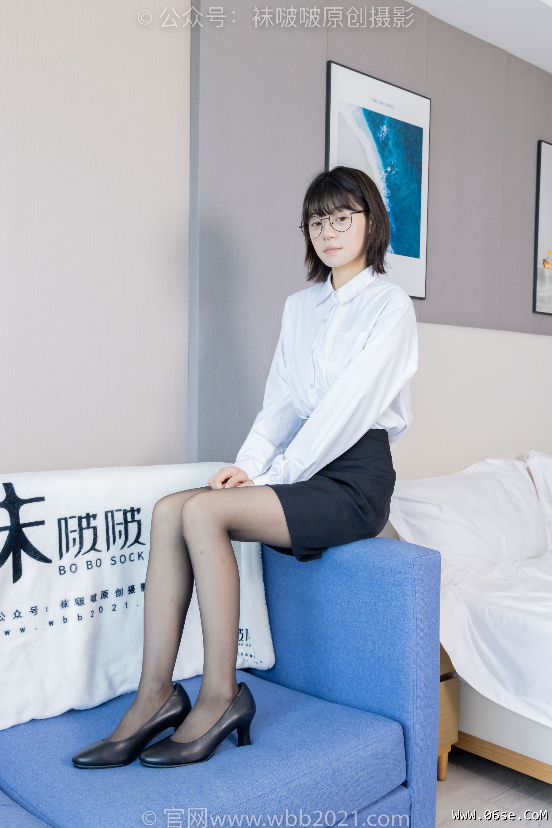 图片[75]-BoBoSocks袜啵啵 No.436 糯米 -OL制服、两双平底鞋、薄黑丝、厚肉丝[150P]-六色网