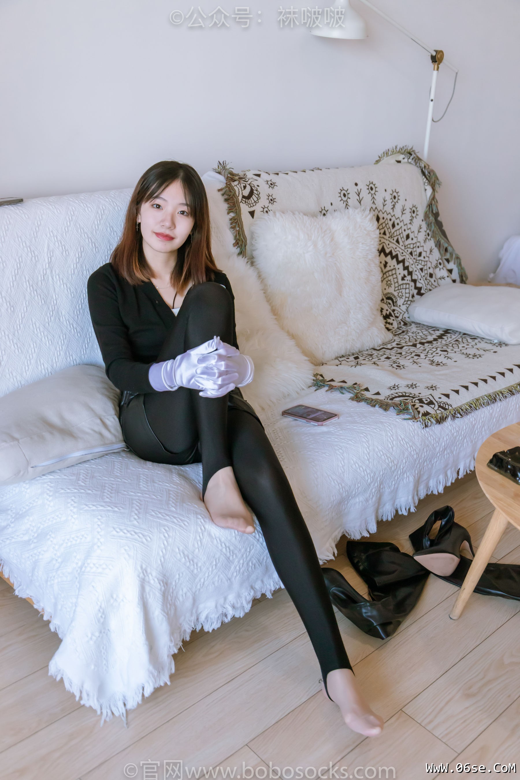 图片[124]-BoBoSocks袜啵啵 No.041 小甜豆-高跟长靴、黑色踩脚裤、肉丝[140P]-六色网