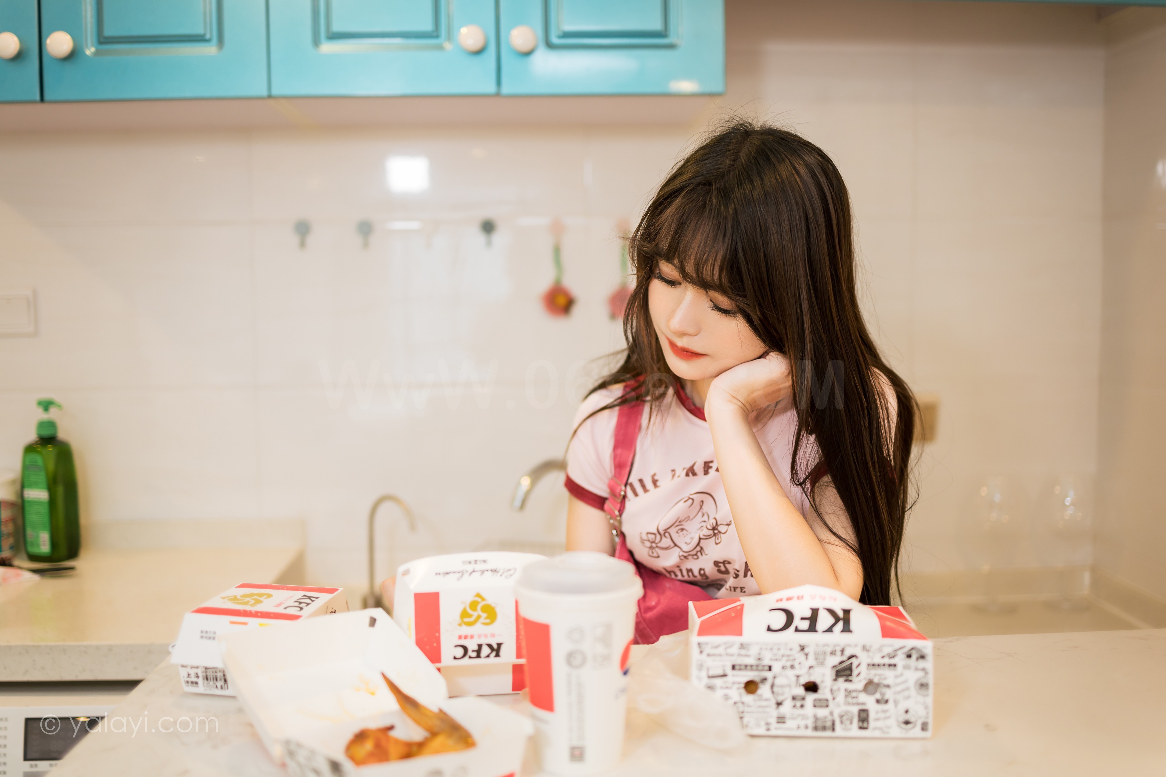 图片[40]-雅拉伊 – 小亭《宅家吃鸡》[41P]-六色网