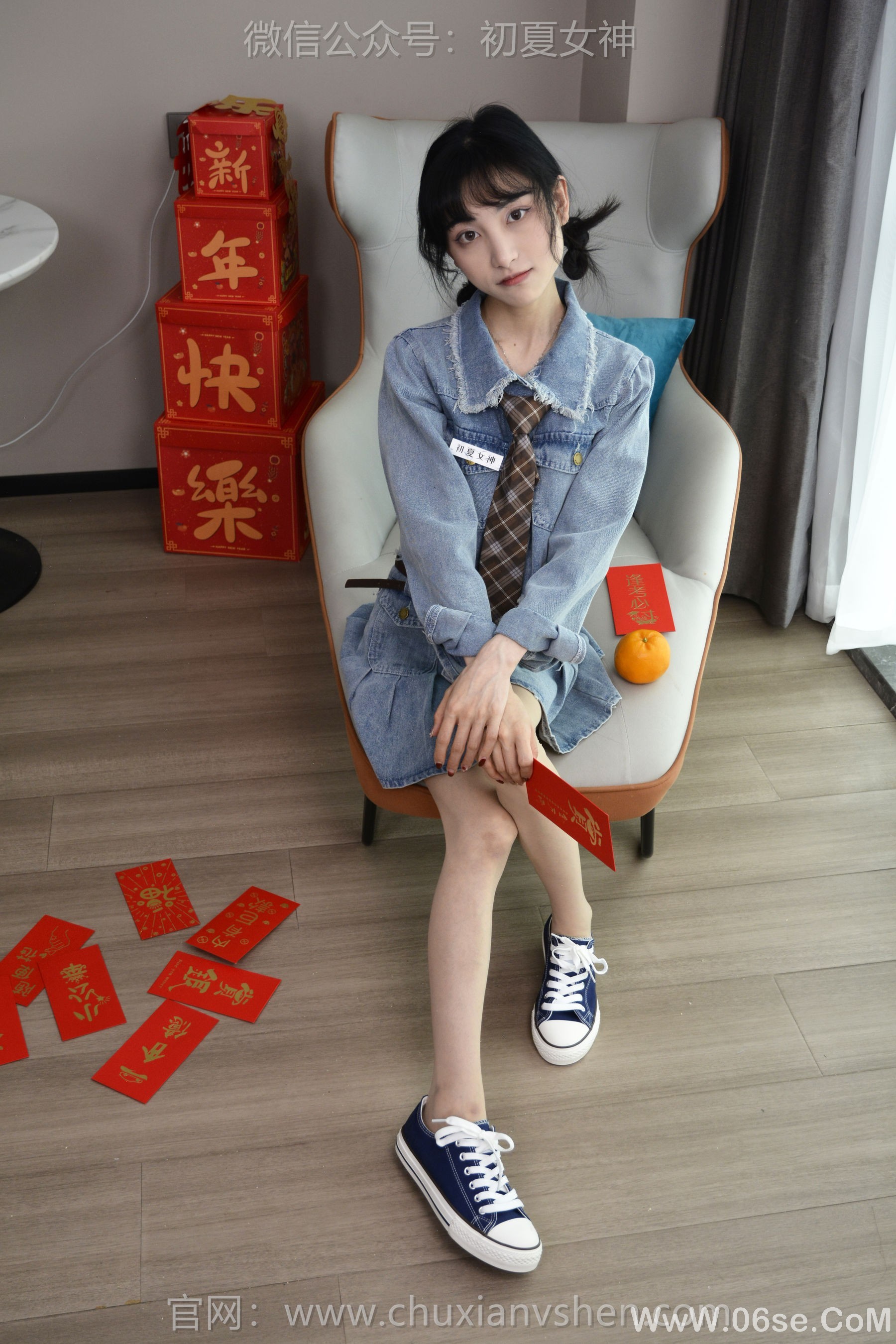 图片[118]-初夏女神 No.247 柒柒 浪漫牛仔[140P]-六色网