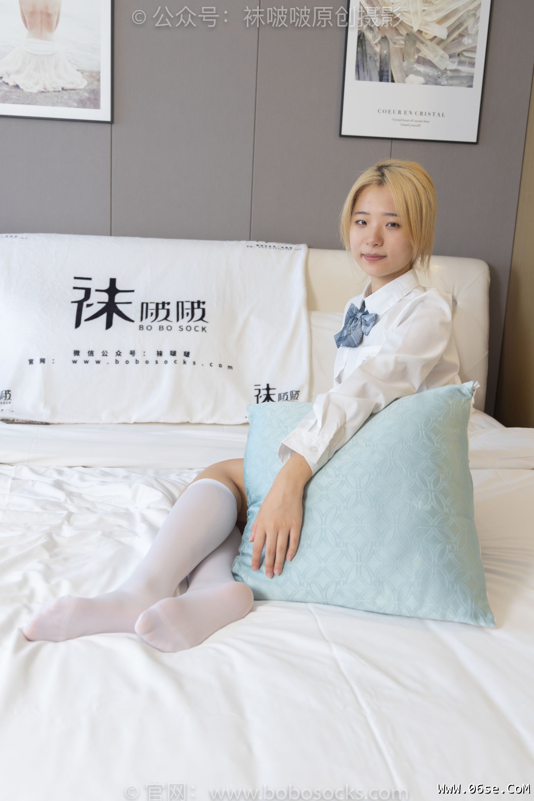 图片[14]-BoBoSocks袜啵啵 No.160 小淳-匡威板鞋、黑皮鞋、短肉丝、白丝小腿袜[140P]-六色网