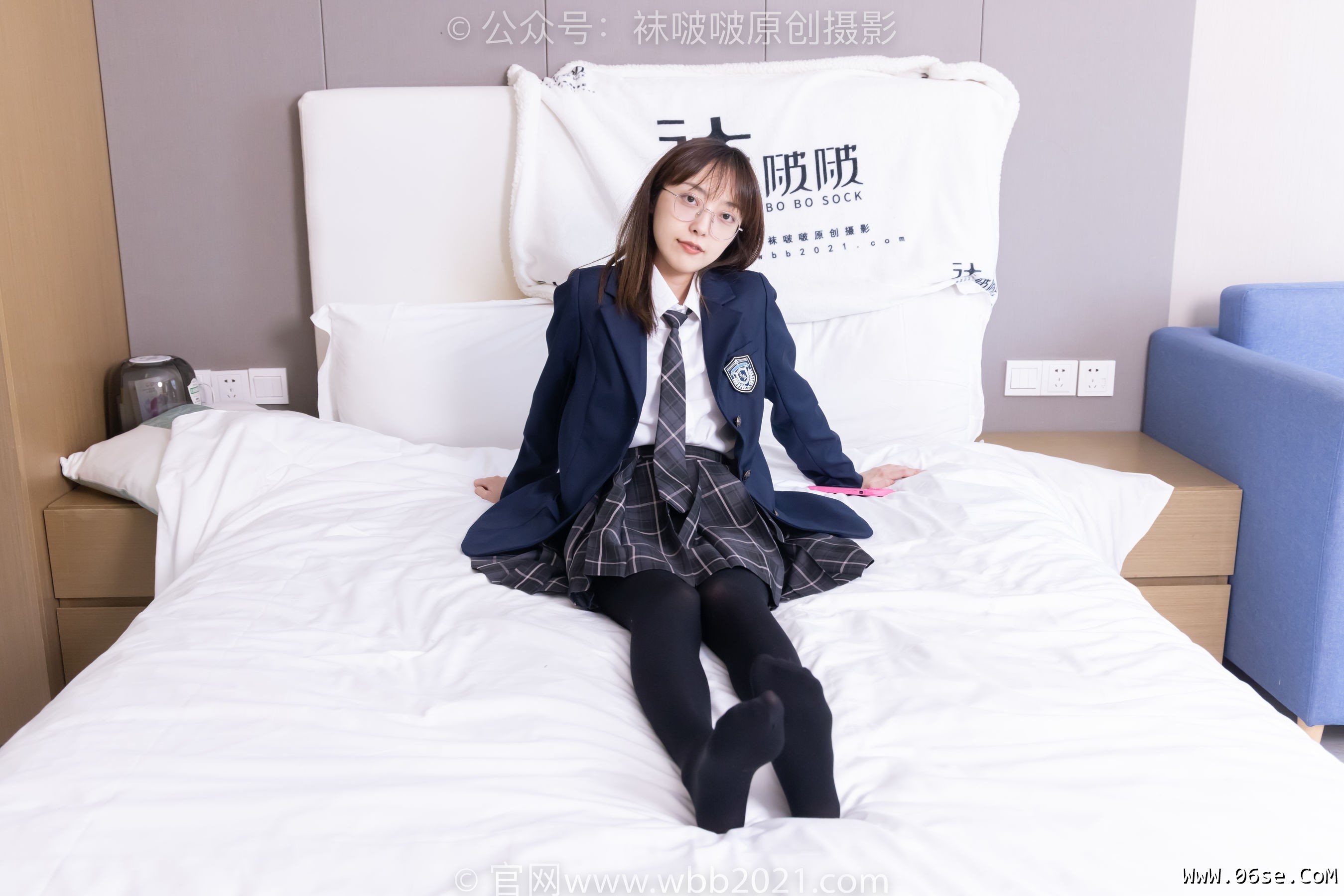 图片[11]-BoBoSocks袜啵啵 No.432 稚予 -皮鞋、厚黑丝、jk制服[184P]-六色网