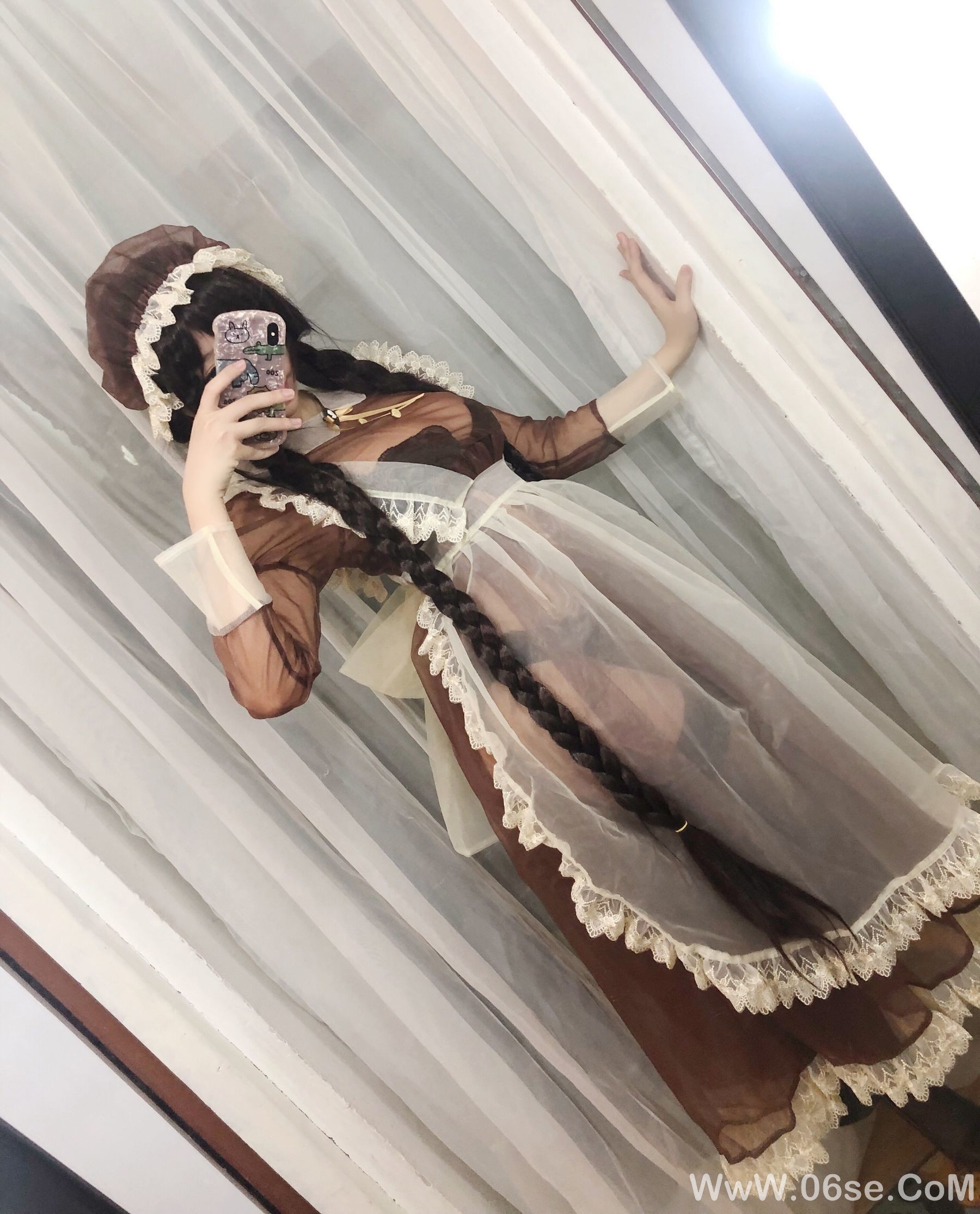 二次元巨乳美女鹿野希 透明女仆[97P]-六色网