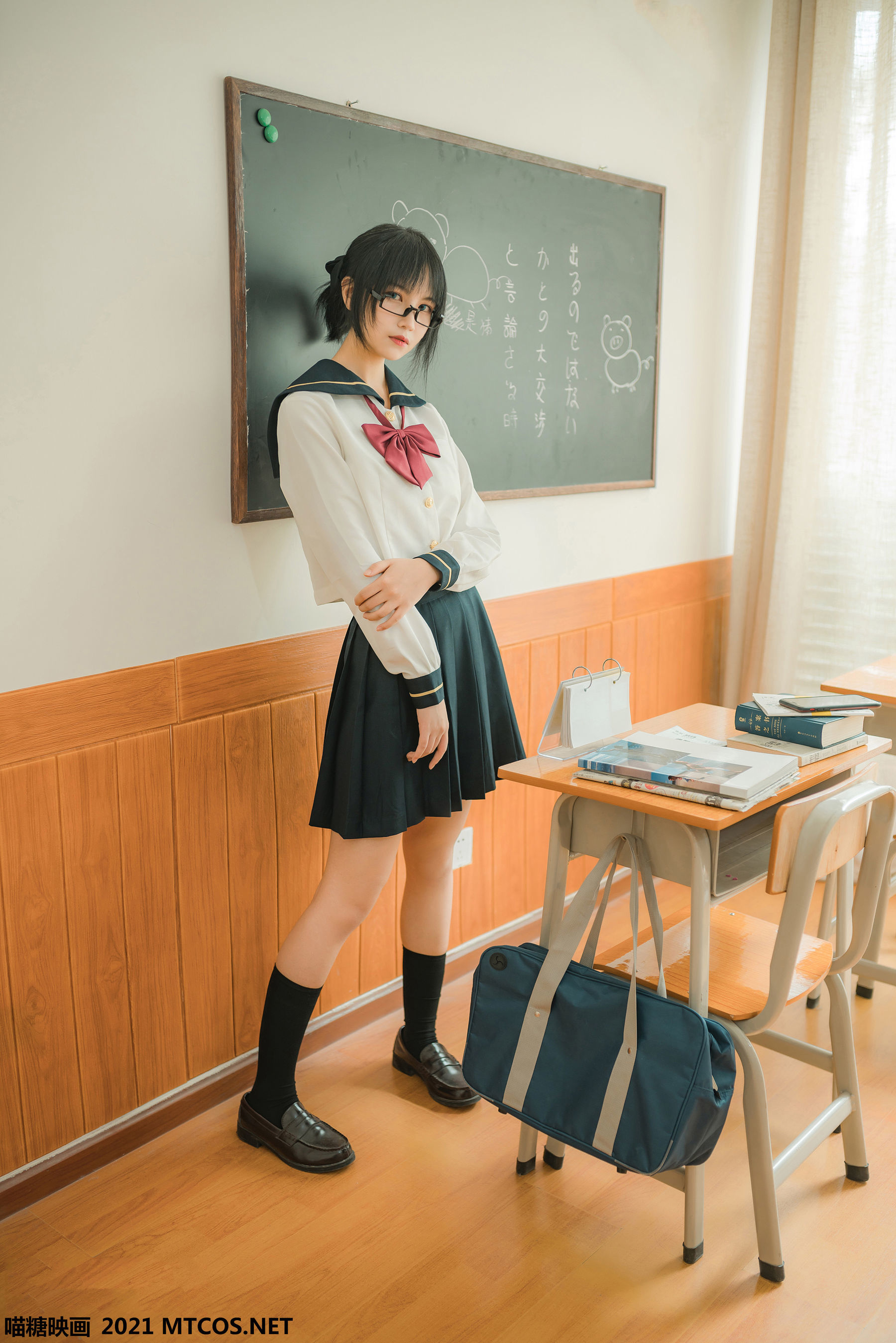 图片[15]-喵糖映画 VOL.459 慵懒的JK [29P]-六色网