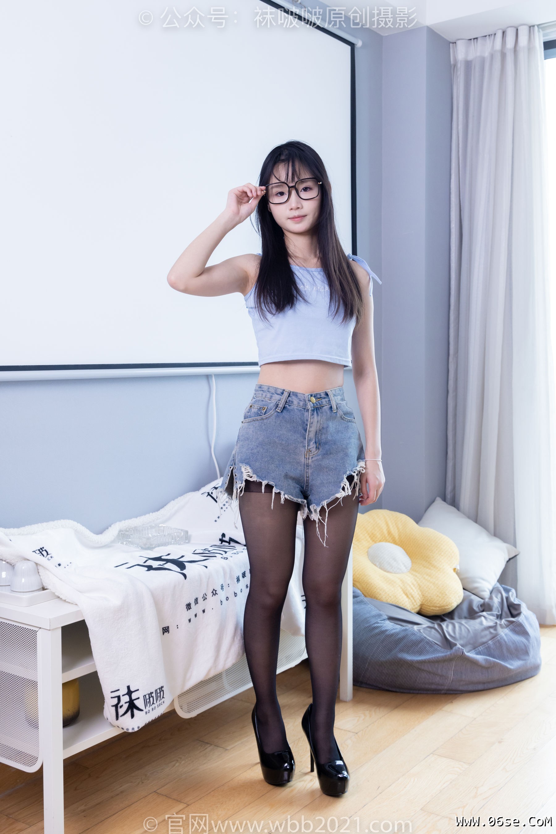图片[116]-BoBoSocks袜啵啵 No.353 甜甜圈 -高跟鞋、黑丝、裸足[145P]-六色网