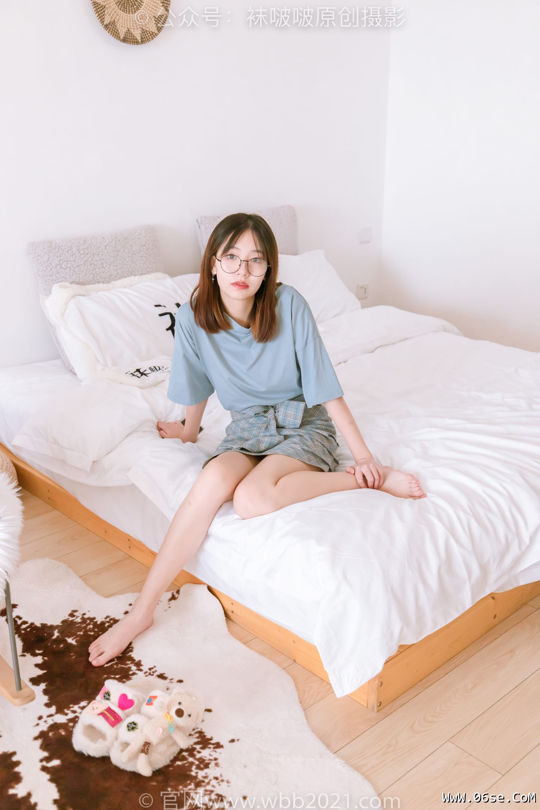 图片[138]-BoBoSocks袜啵啵 No.239 小甜豆-棉拖鞋、灰丝、裸足[140P]-六色网